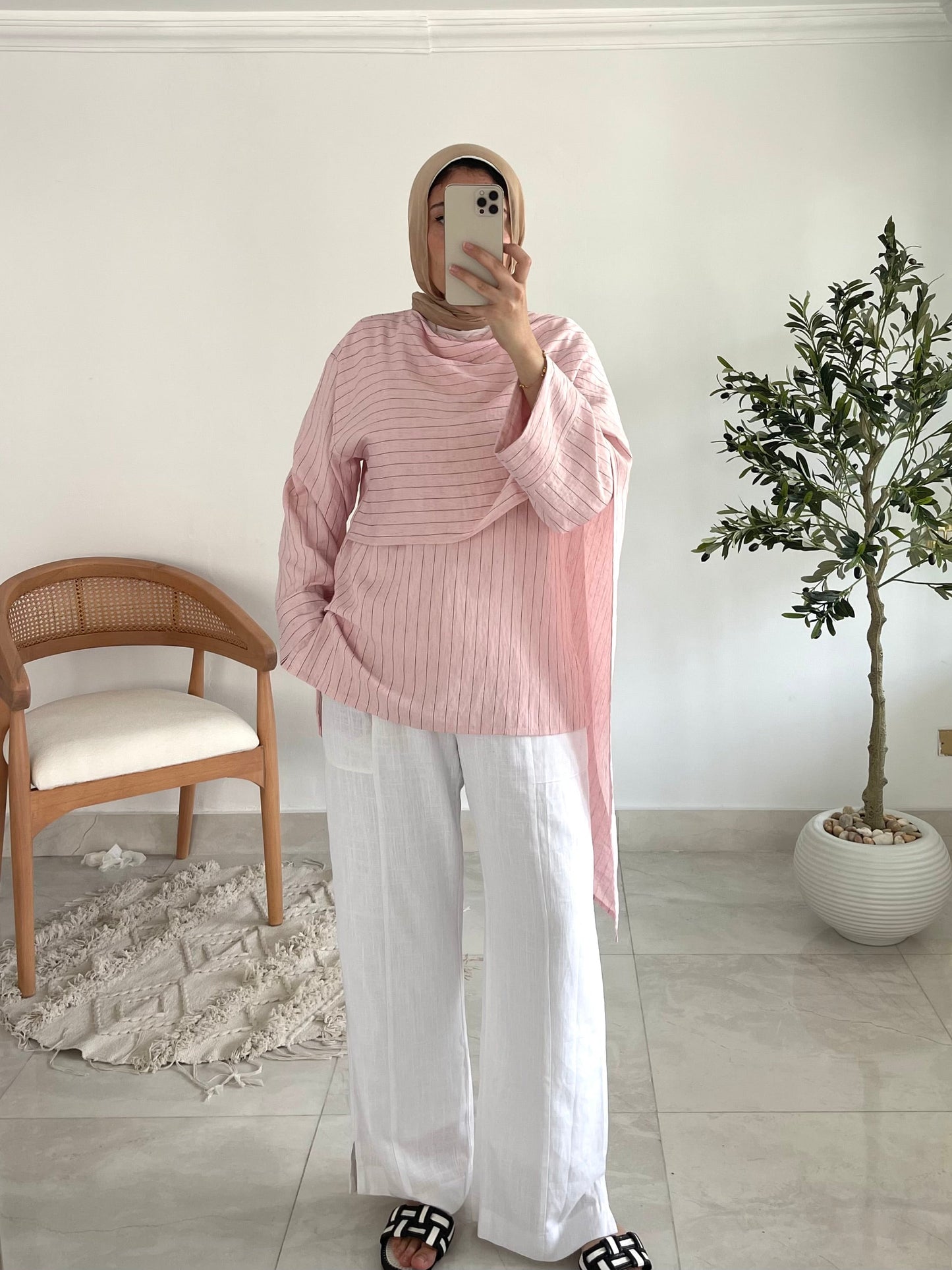 Luna Blouse in pink