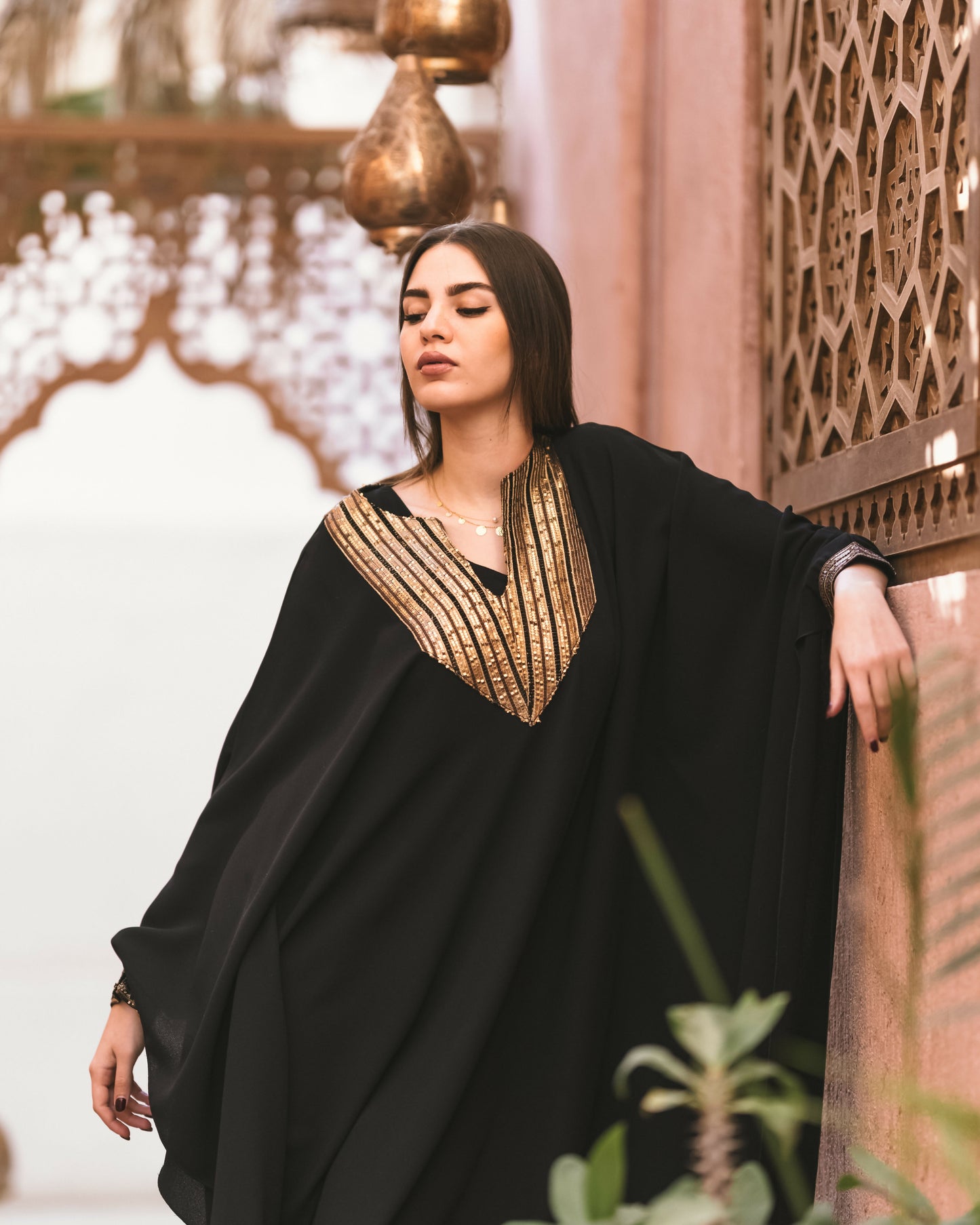 Black Closed Abaya
