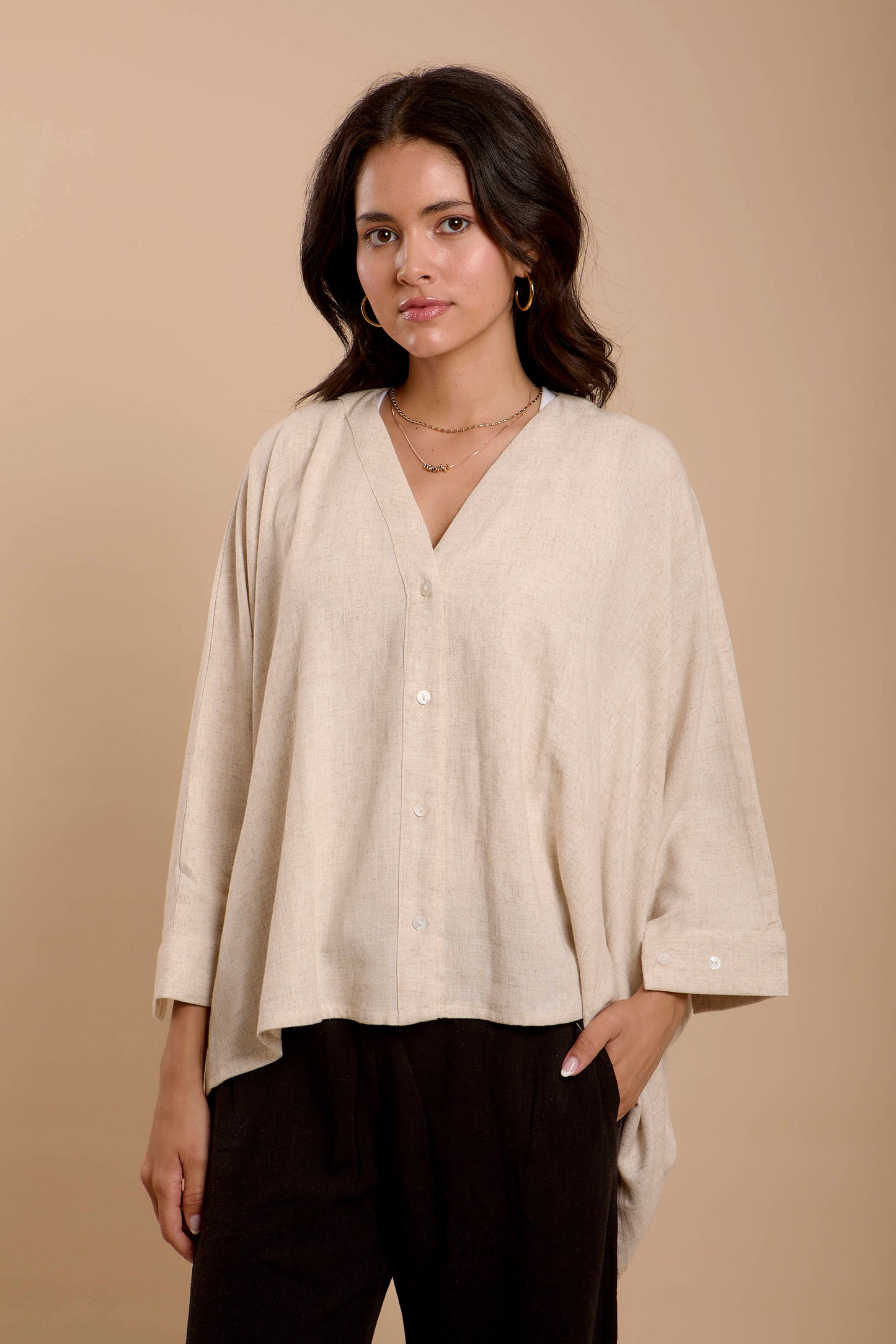 Soft Linen Boho shirt