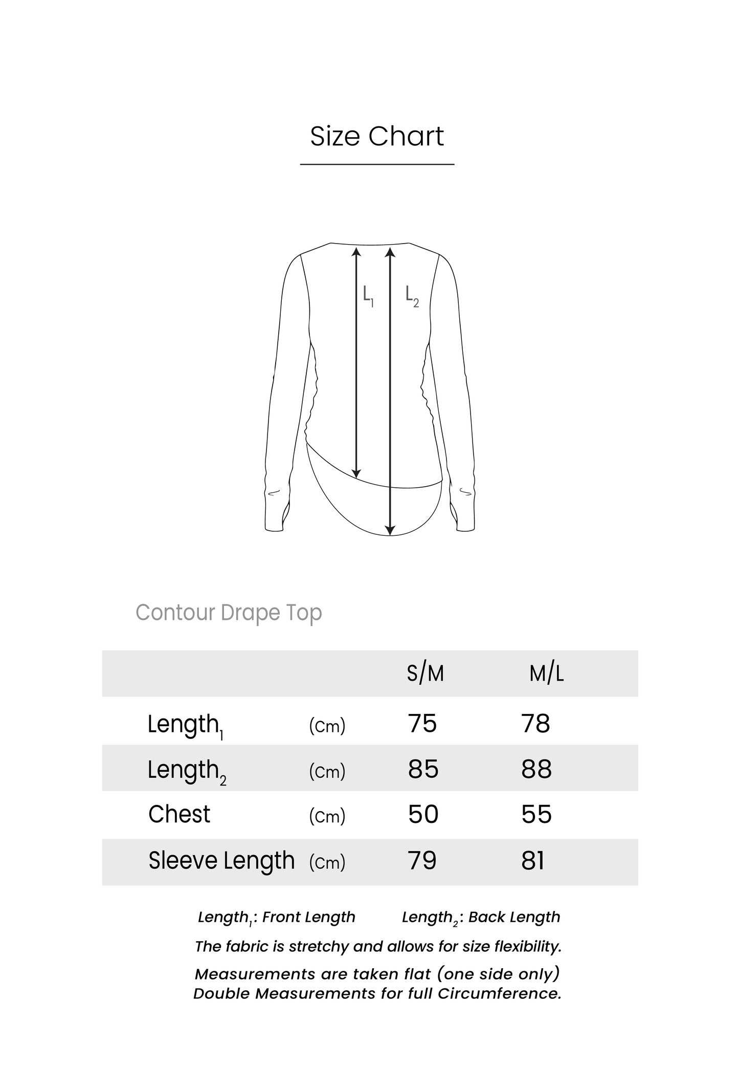 Contour Drape Top - Black