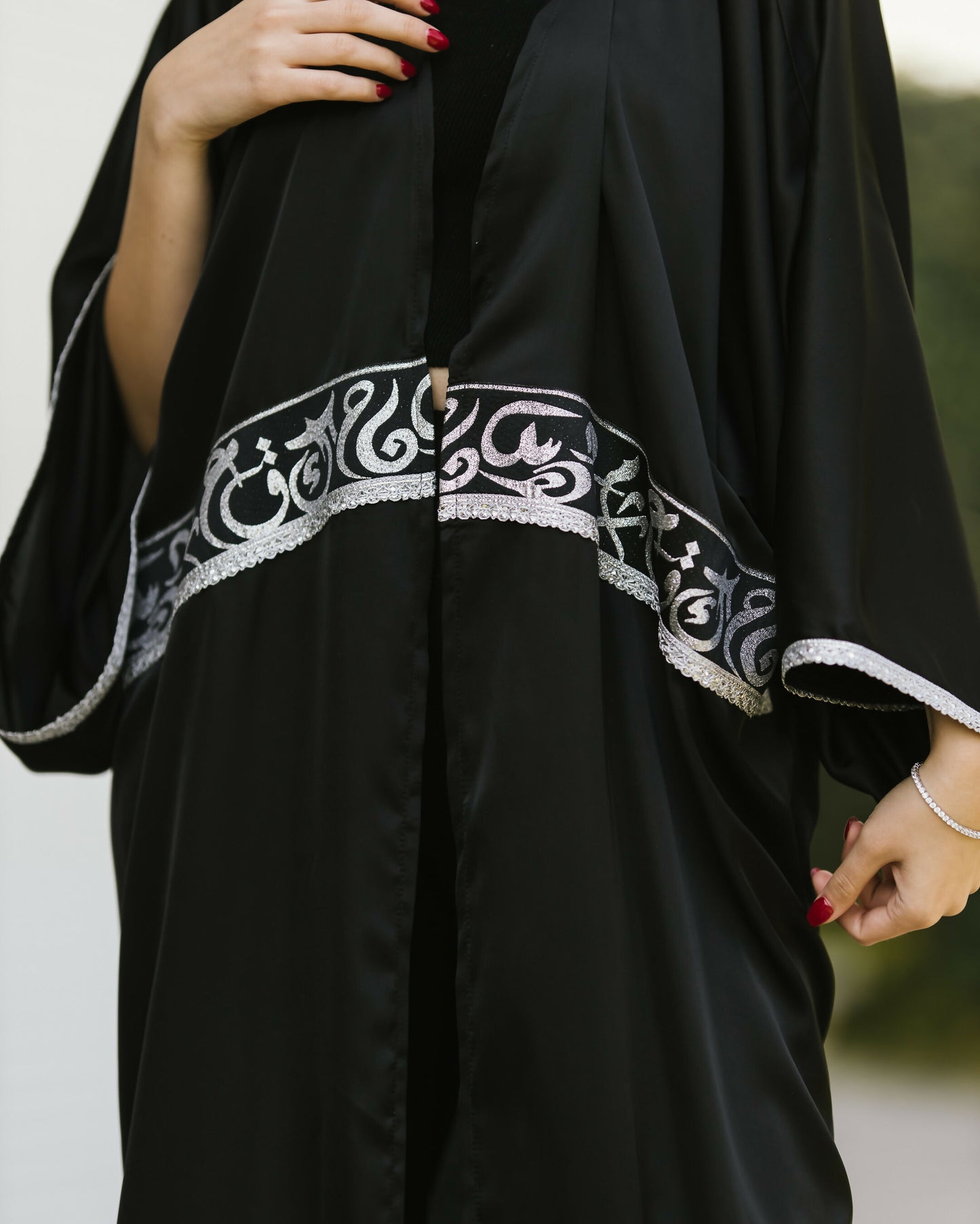 Black Kaftan - Silver Galligraph