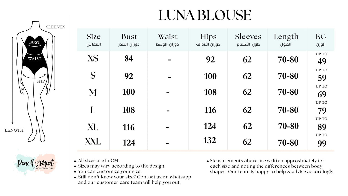 Luna Blouse in baby blue