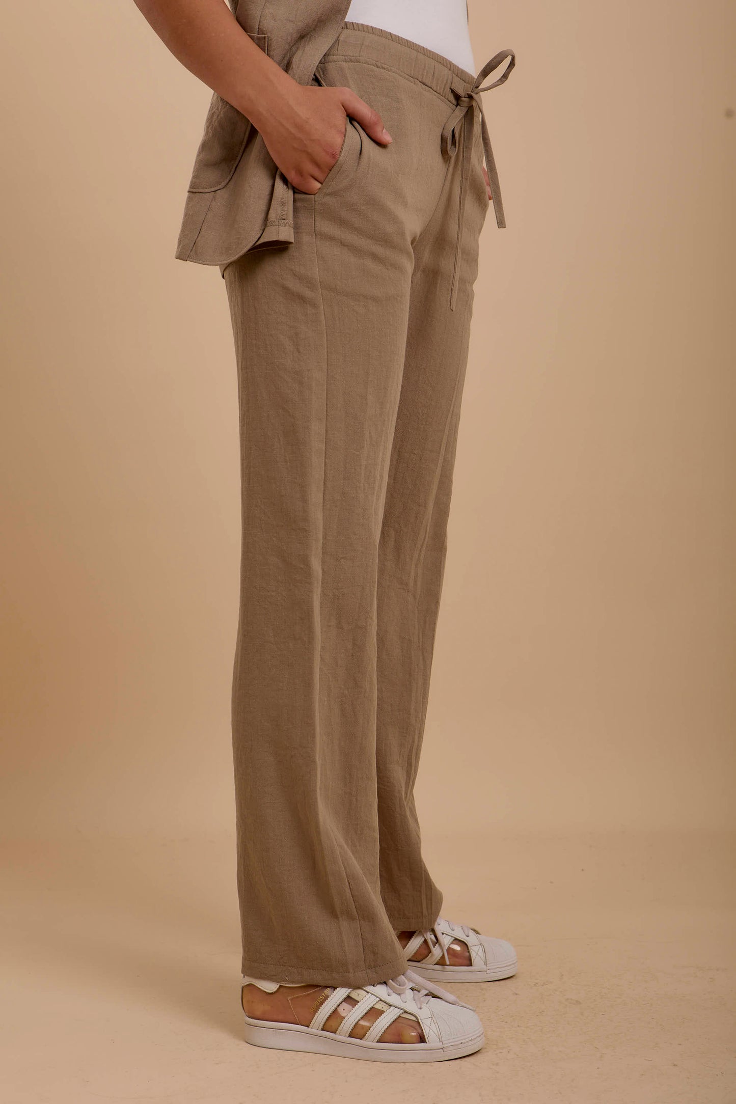 Café Linen Loose pants