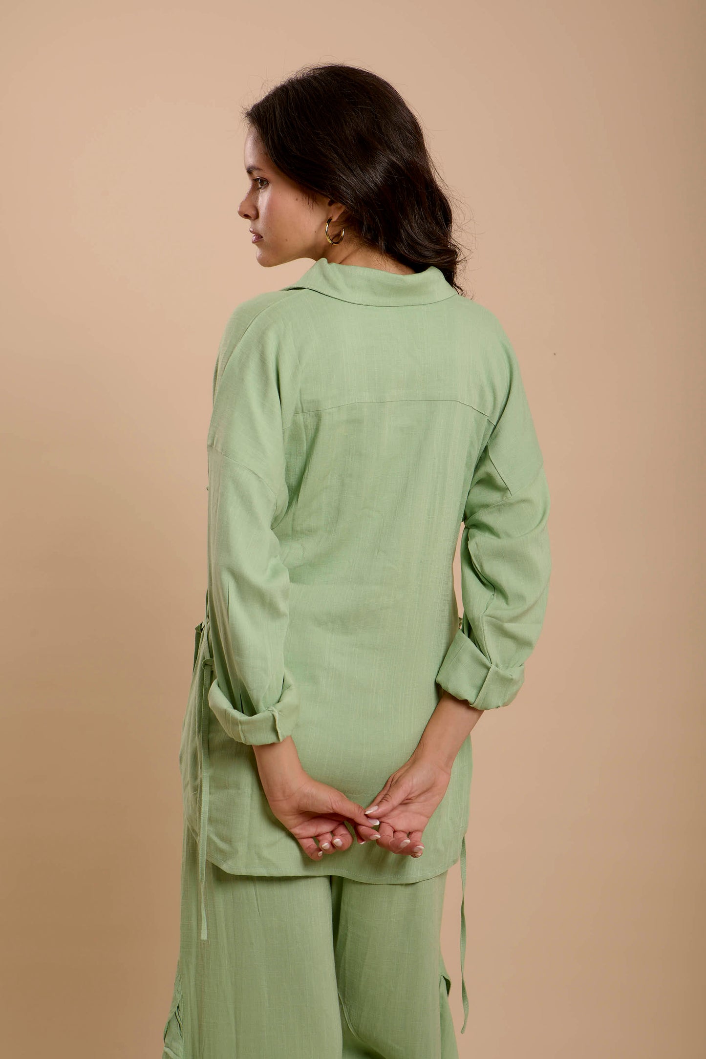 Mint Side sinching Shirt
