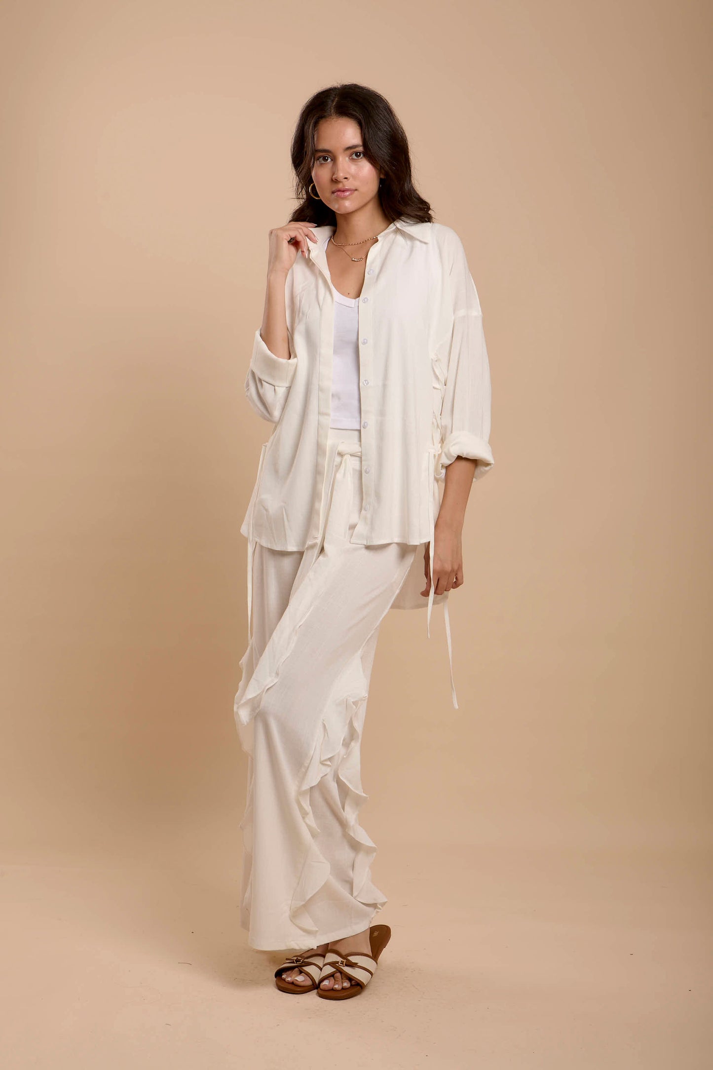 off-white Side sinching Shirt