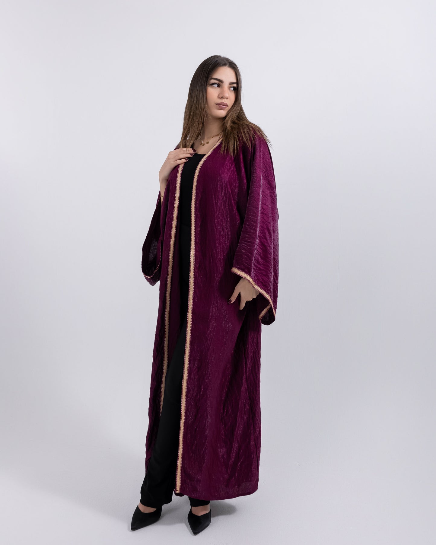 Burgundy Kaftan