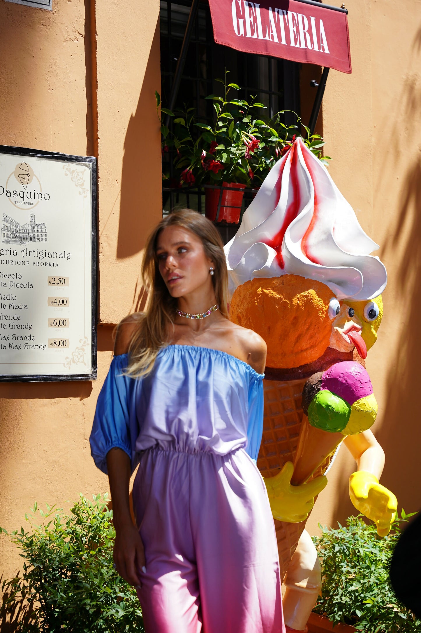 Ombre Satin Jumpsuit