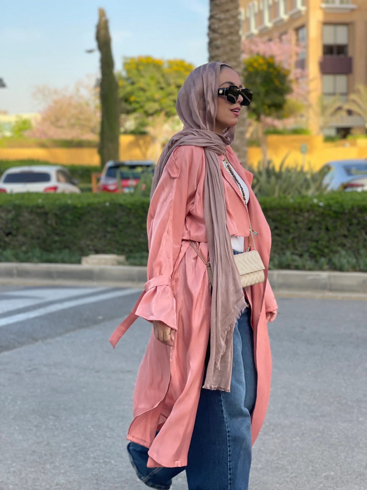 satin trench 2