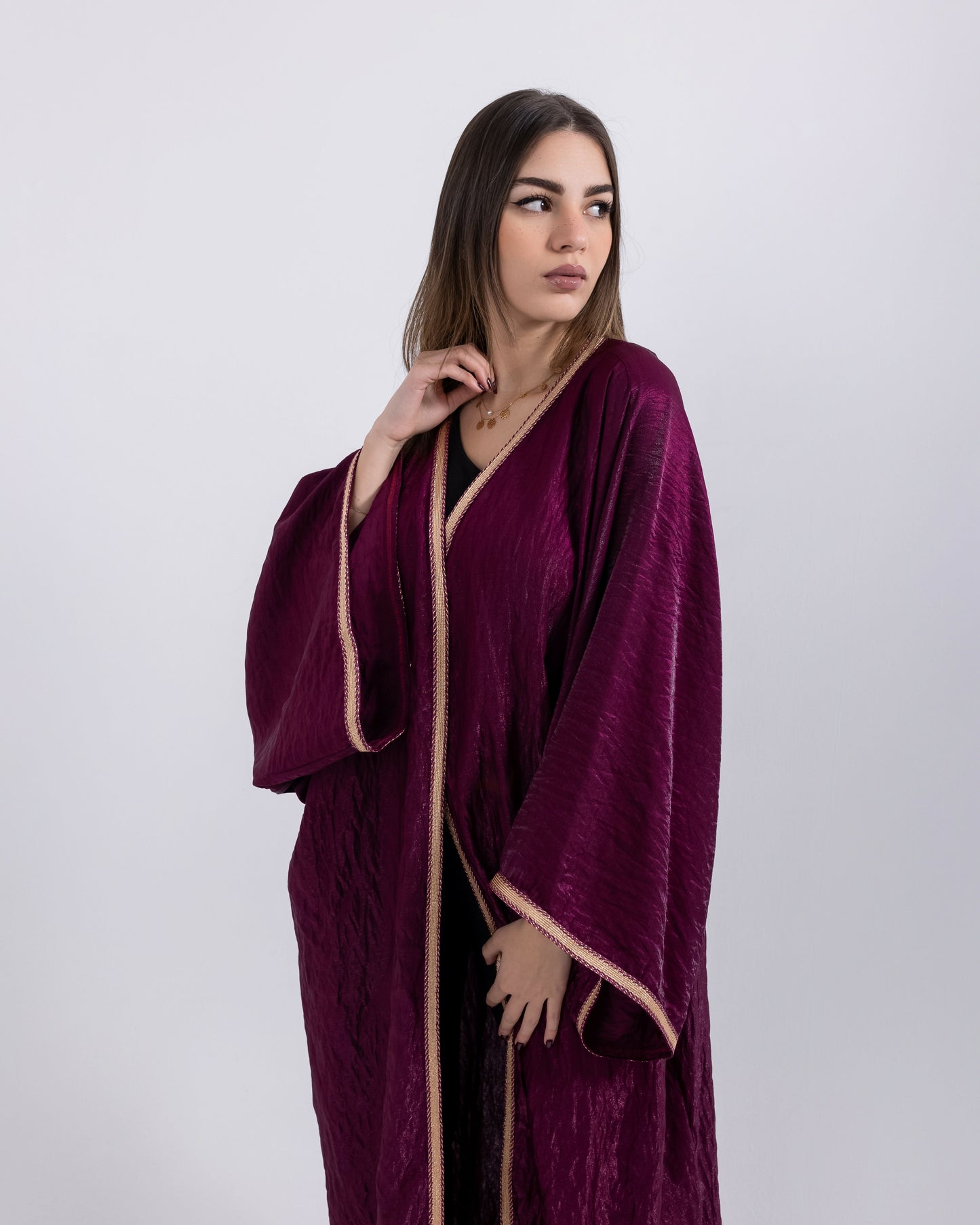 Burgundy Kaftan