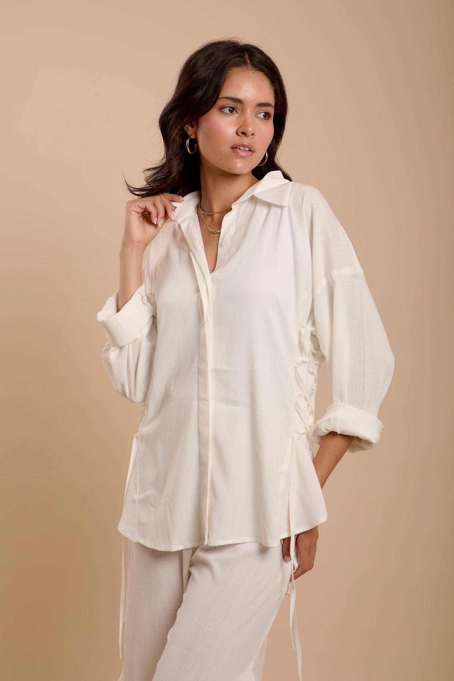 off-white Side sinching Shirt