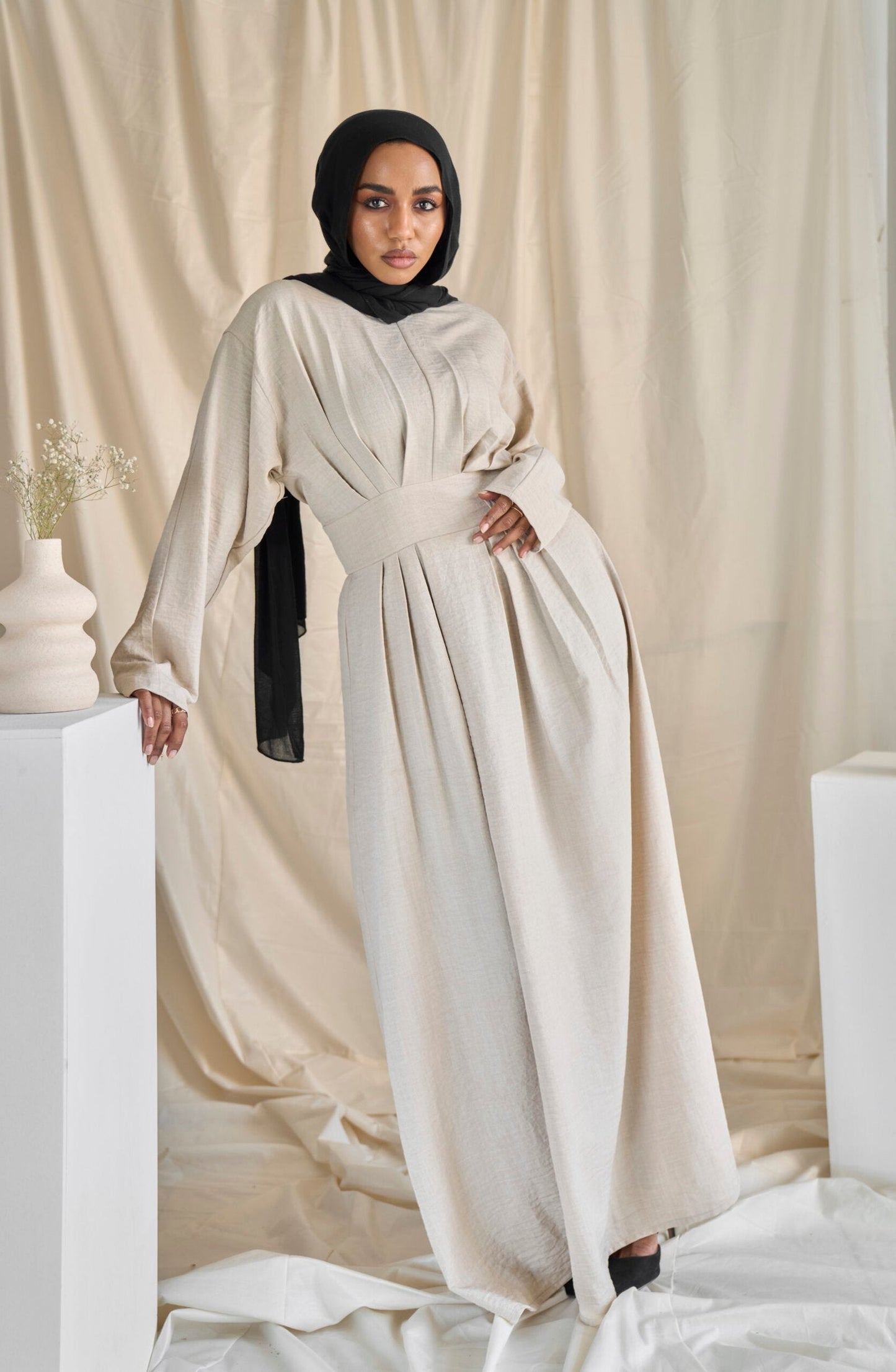 Beige Tallie dress