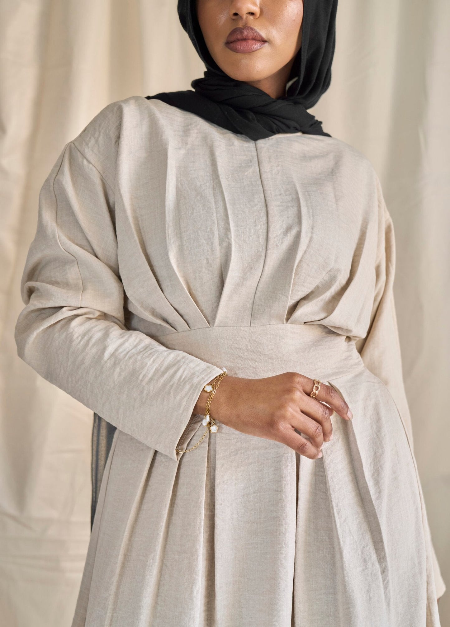 Beige Tallie dress