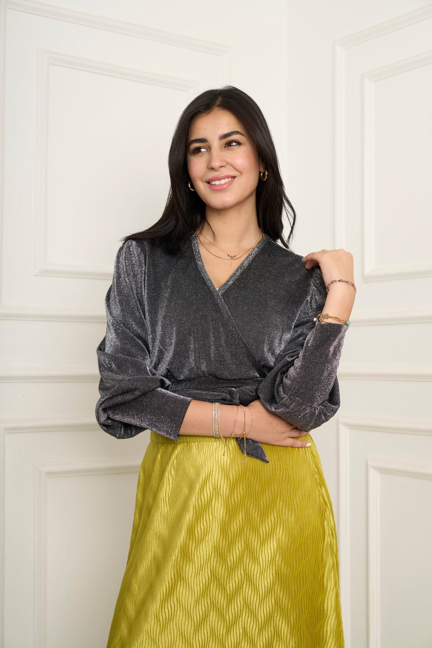 Dark grey Adore me blouse