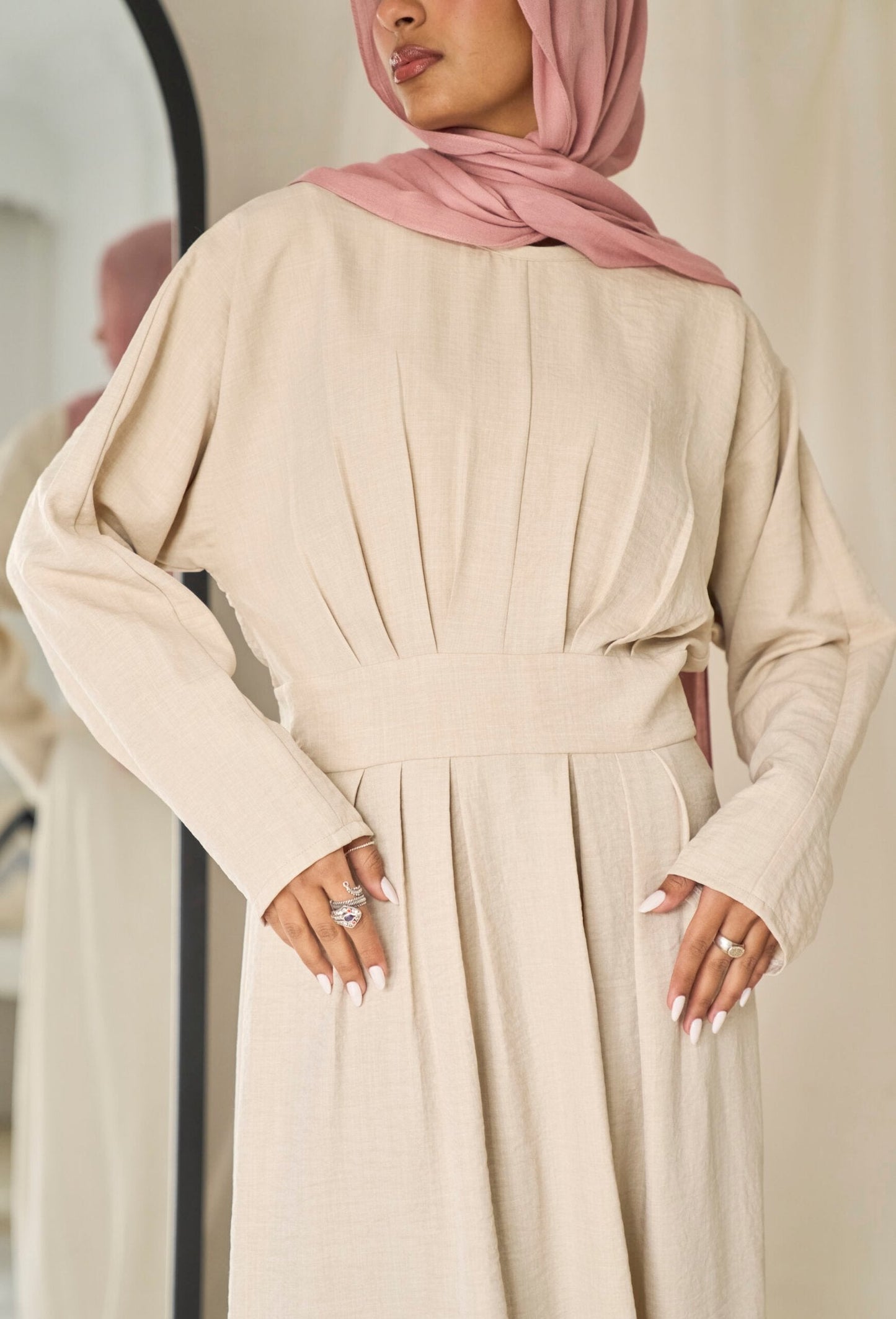 Beige Tallie dress