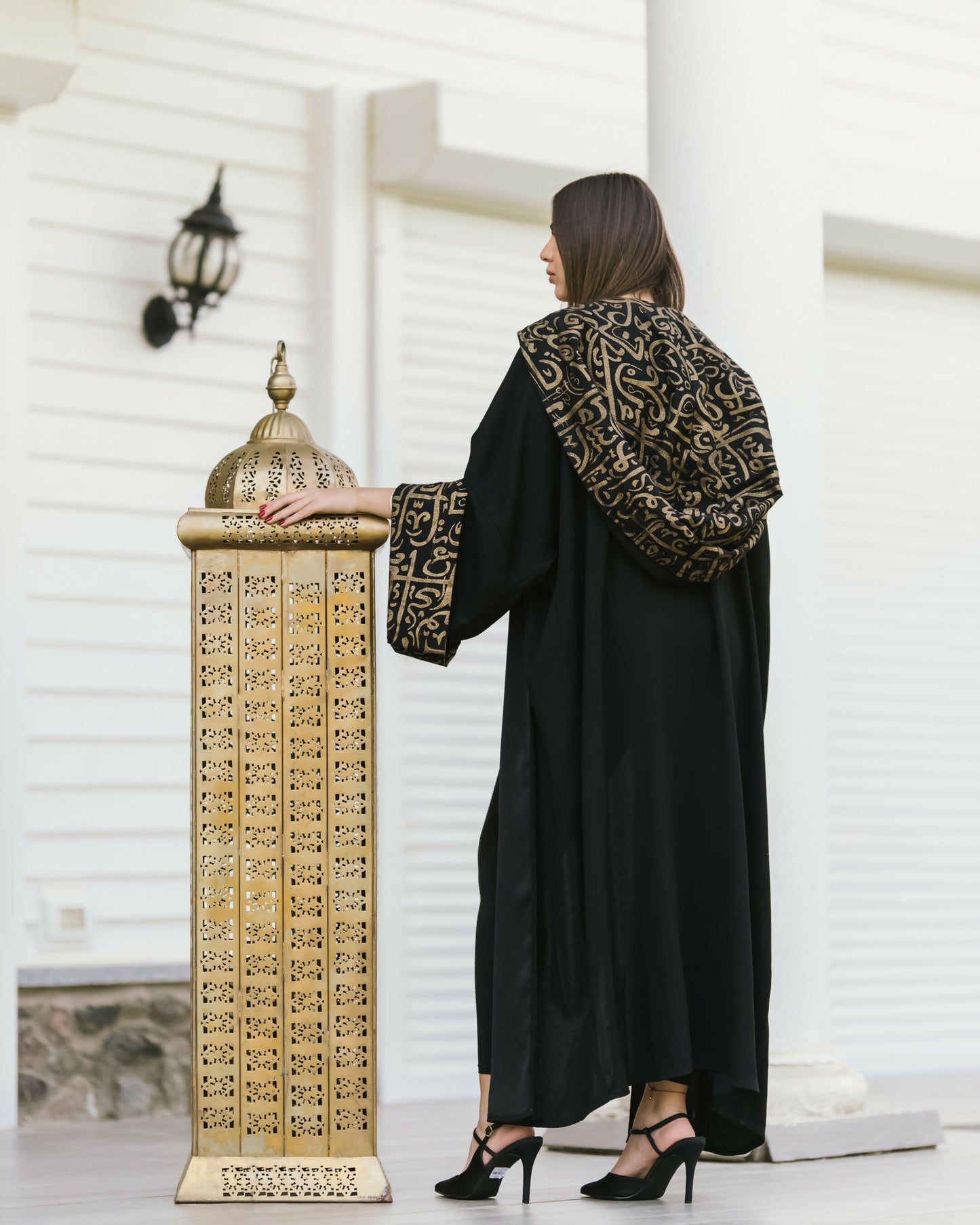 Black Hoodie Kaftan