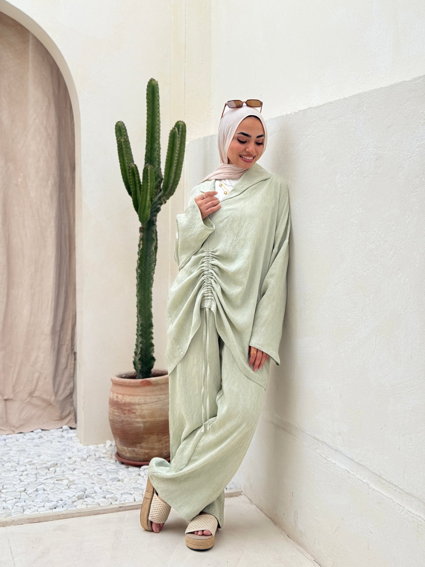 Pastel Elegance Set In Seafoam Green