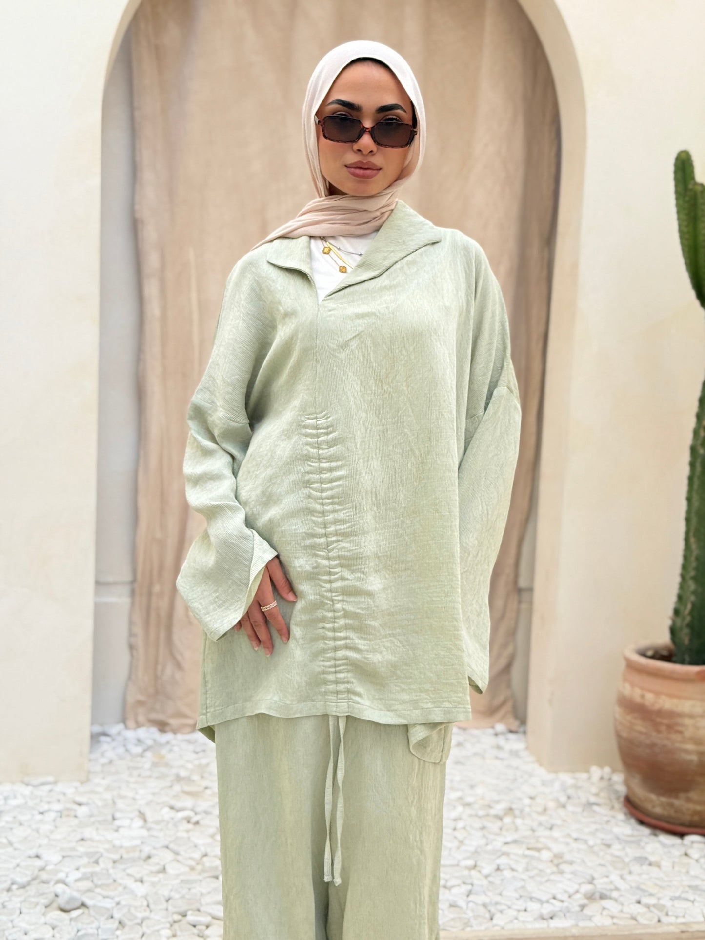 Pastel Elegance Set In Seafoam Green
