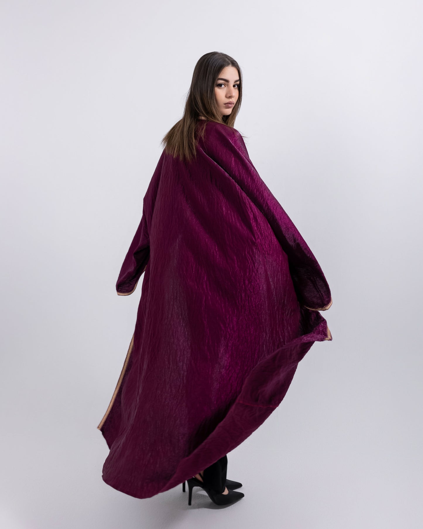 Burgundy Kaftan