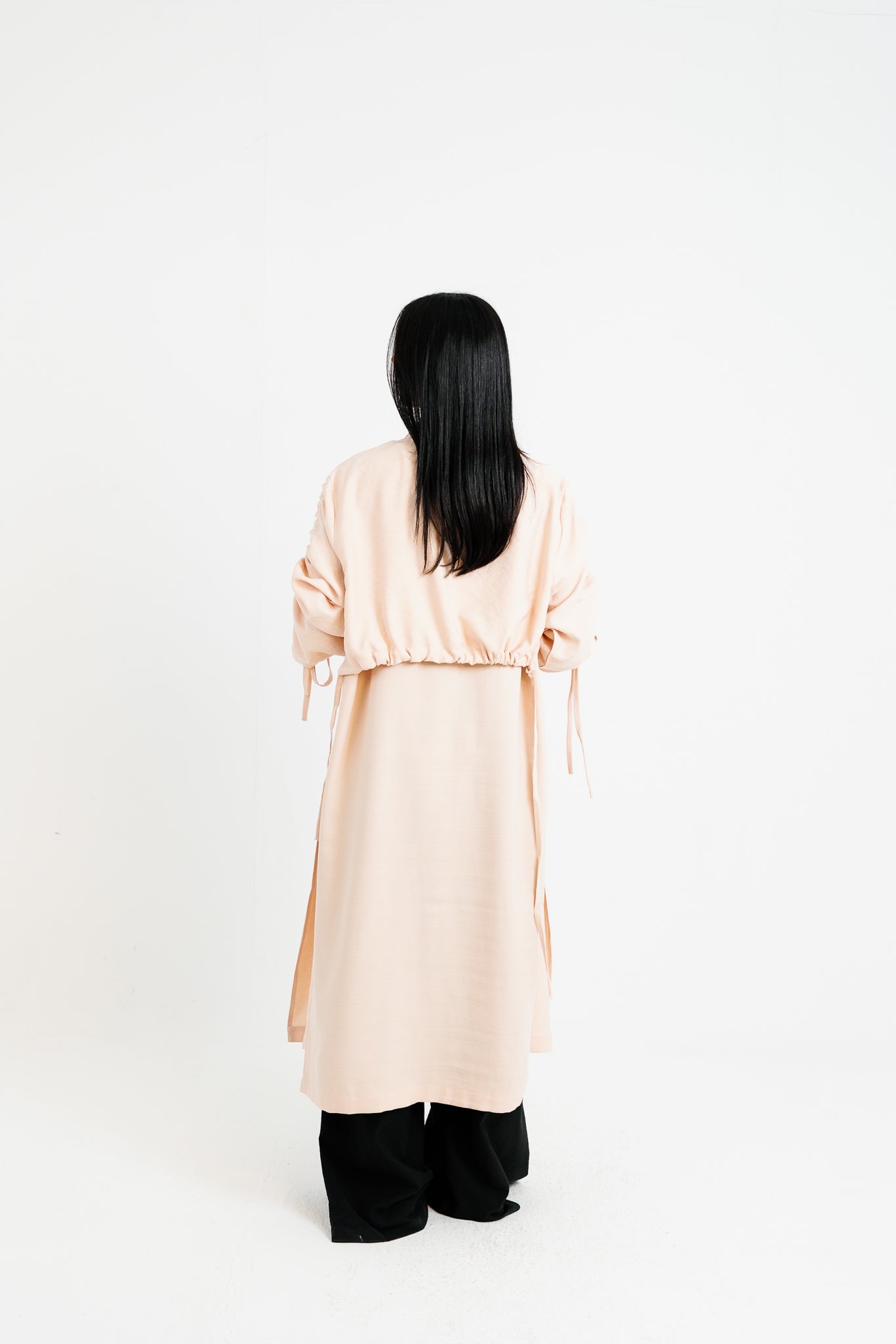 The Round Up Scarfed Kaftan - Blushed Nude