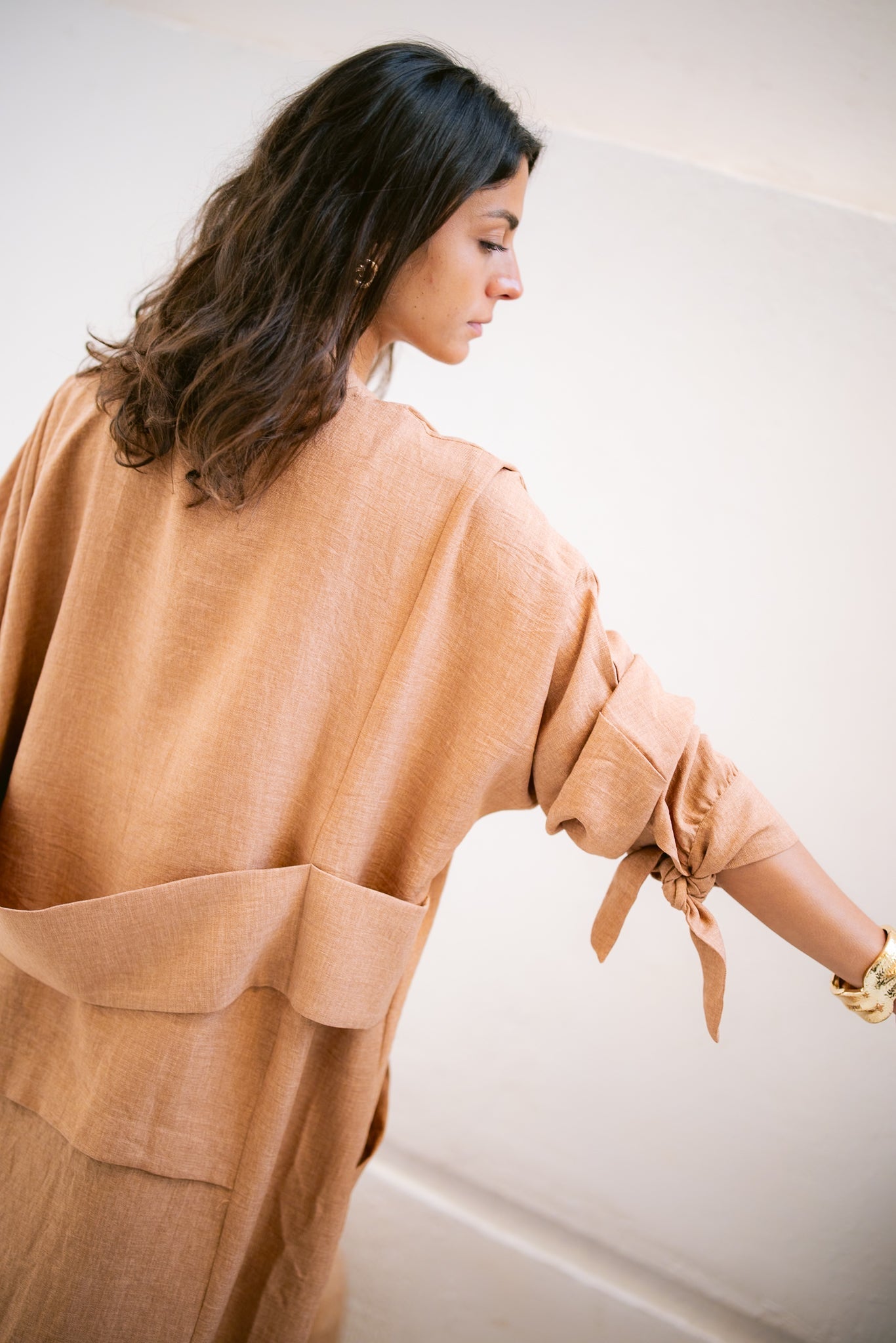The Aura Kaftan- Camel