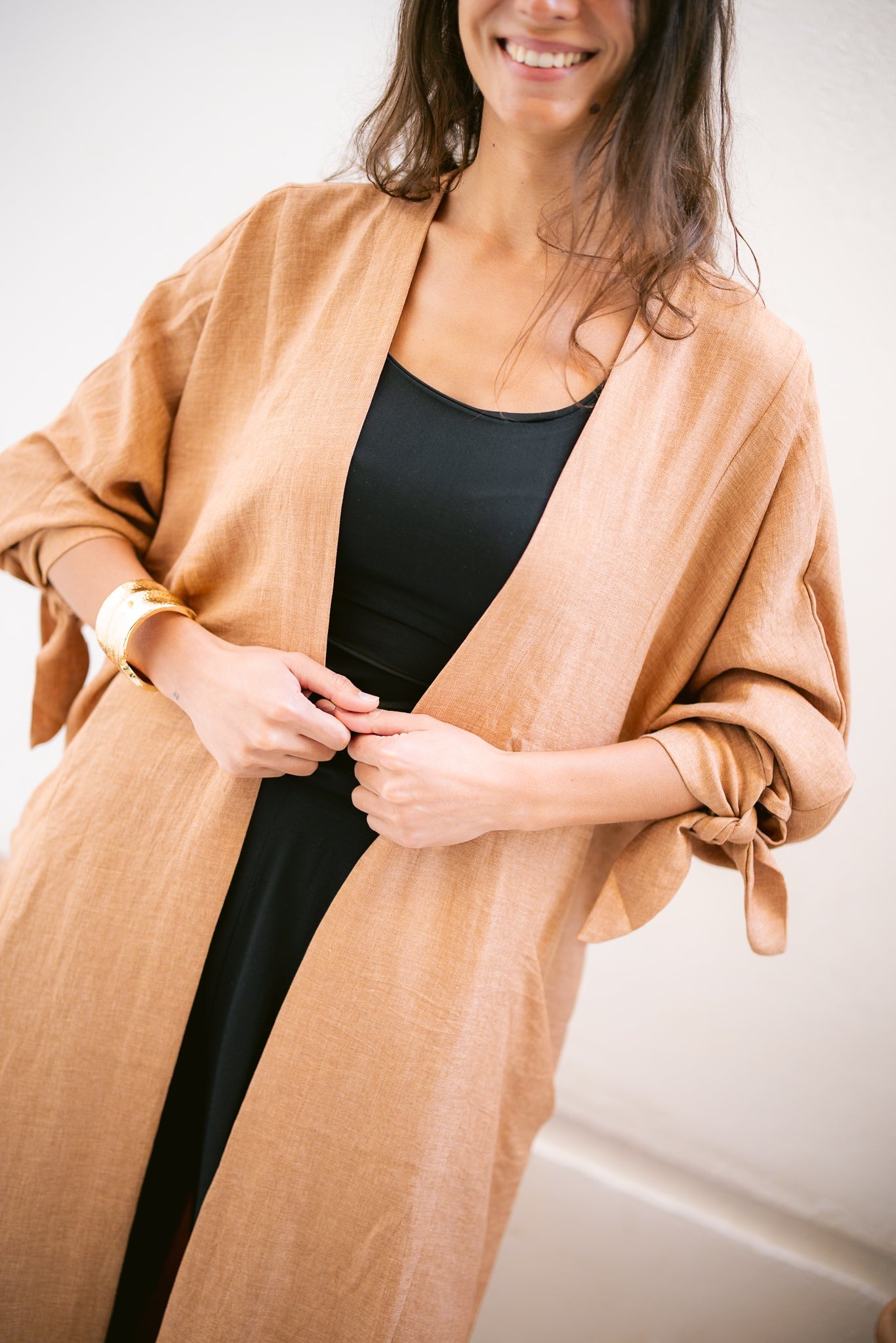 The Aura Kaftan- Camel