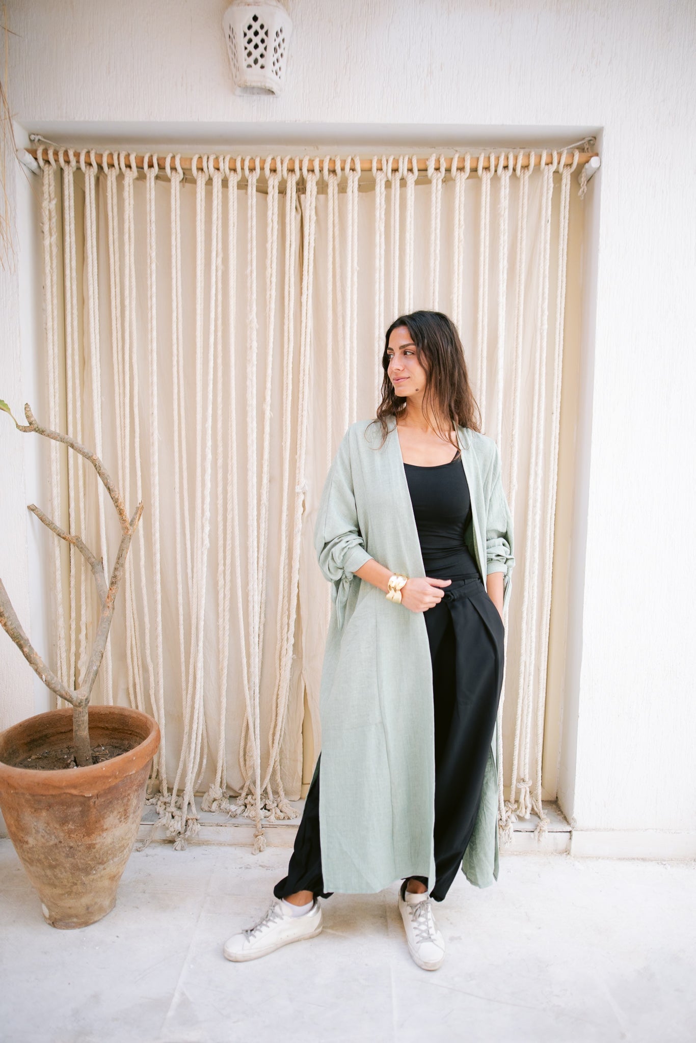 The Aura Kaftan- Mint