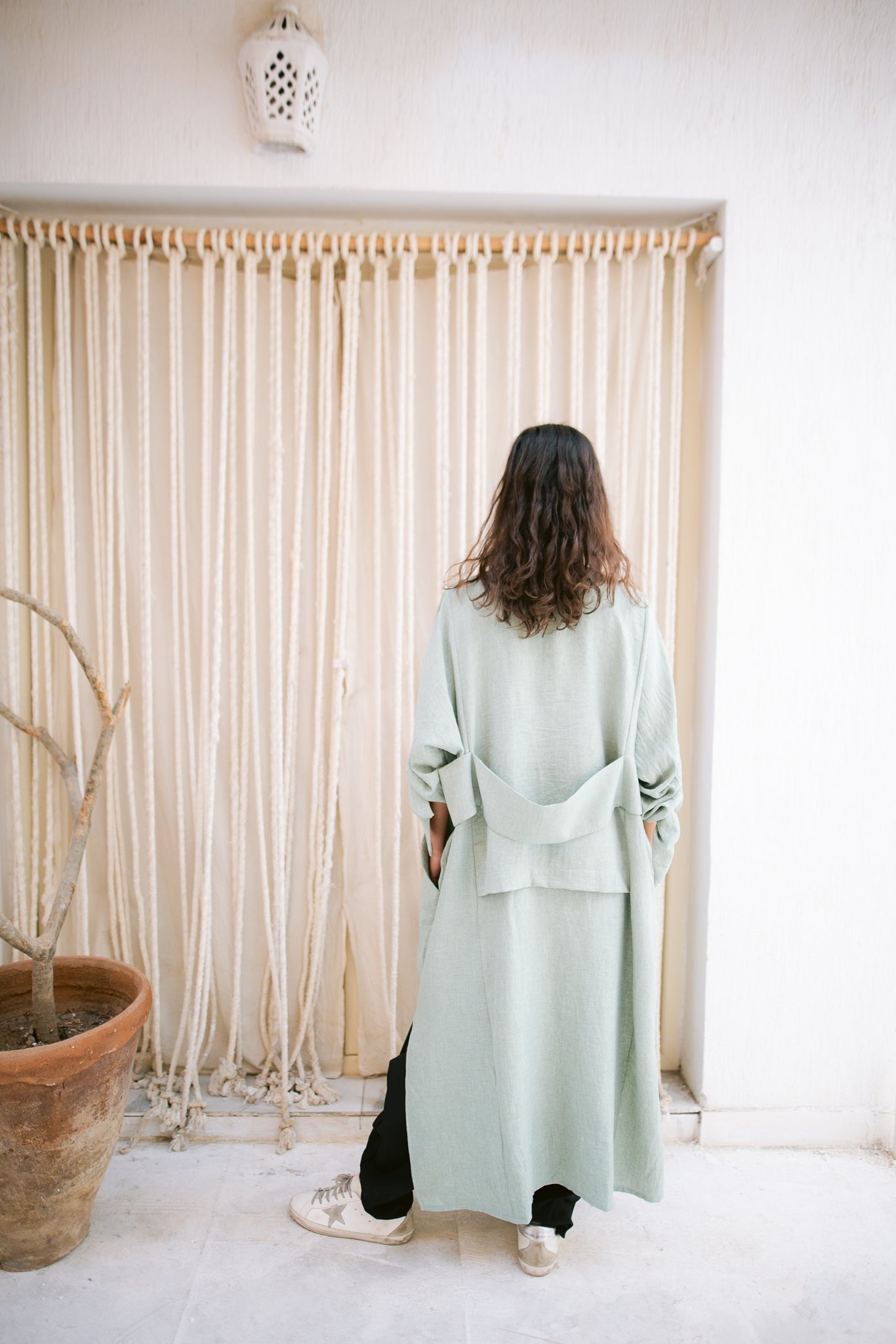 The Aura Kaftan- Mint