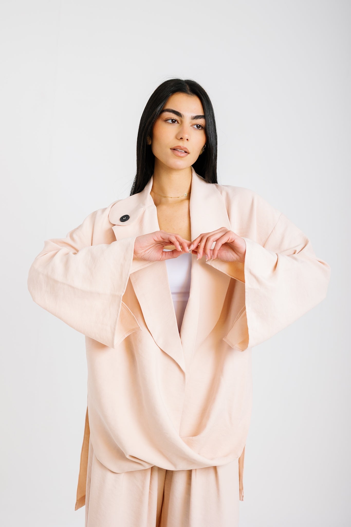 The Twisted Fit Set - Blushed Nude