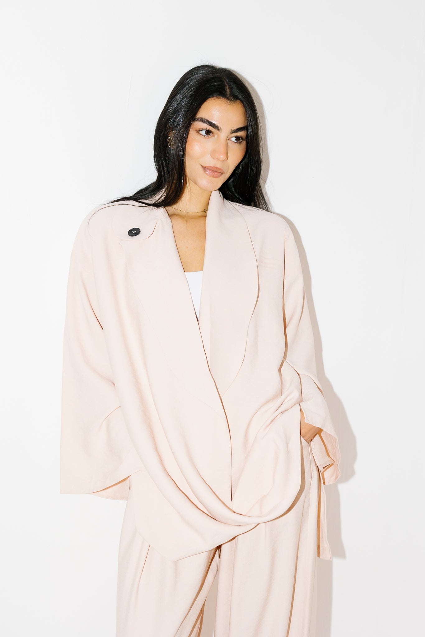 The Twisted Fit Set - Blushed Nude