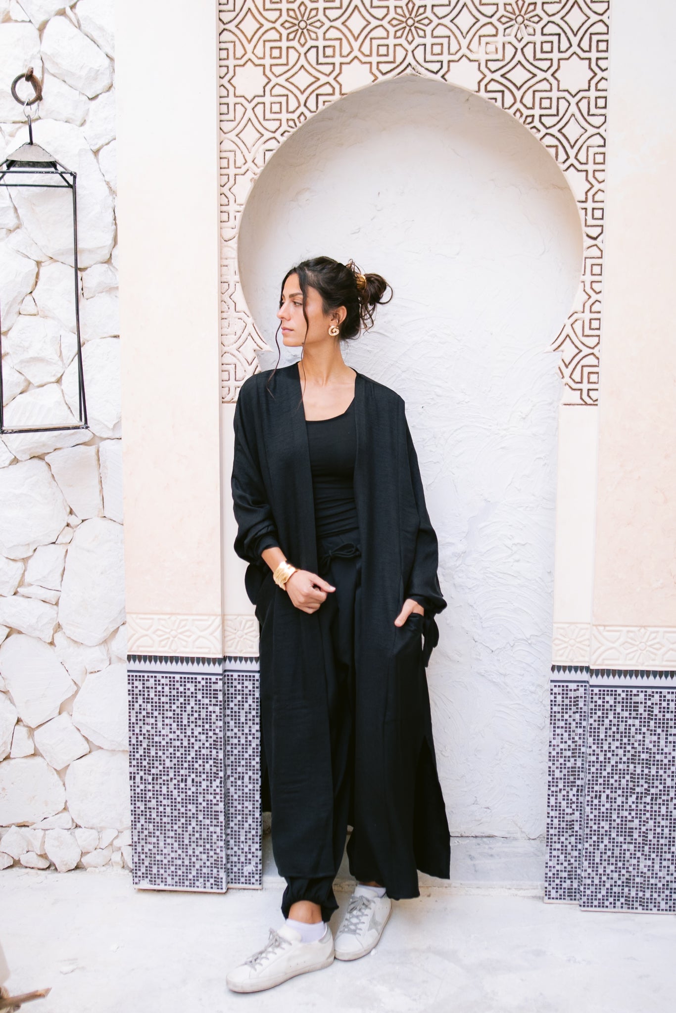 The Aura Kaftan- Black