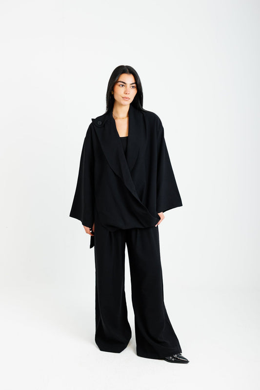 The Twisted Fit Set - Black