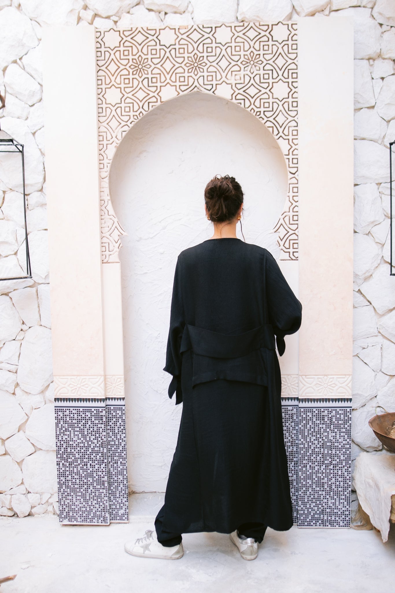 The Aura Kaftan- Black