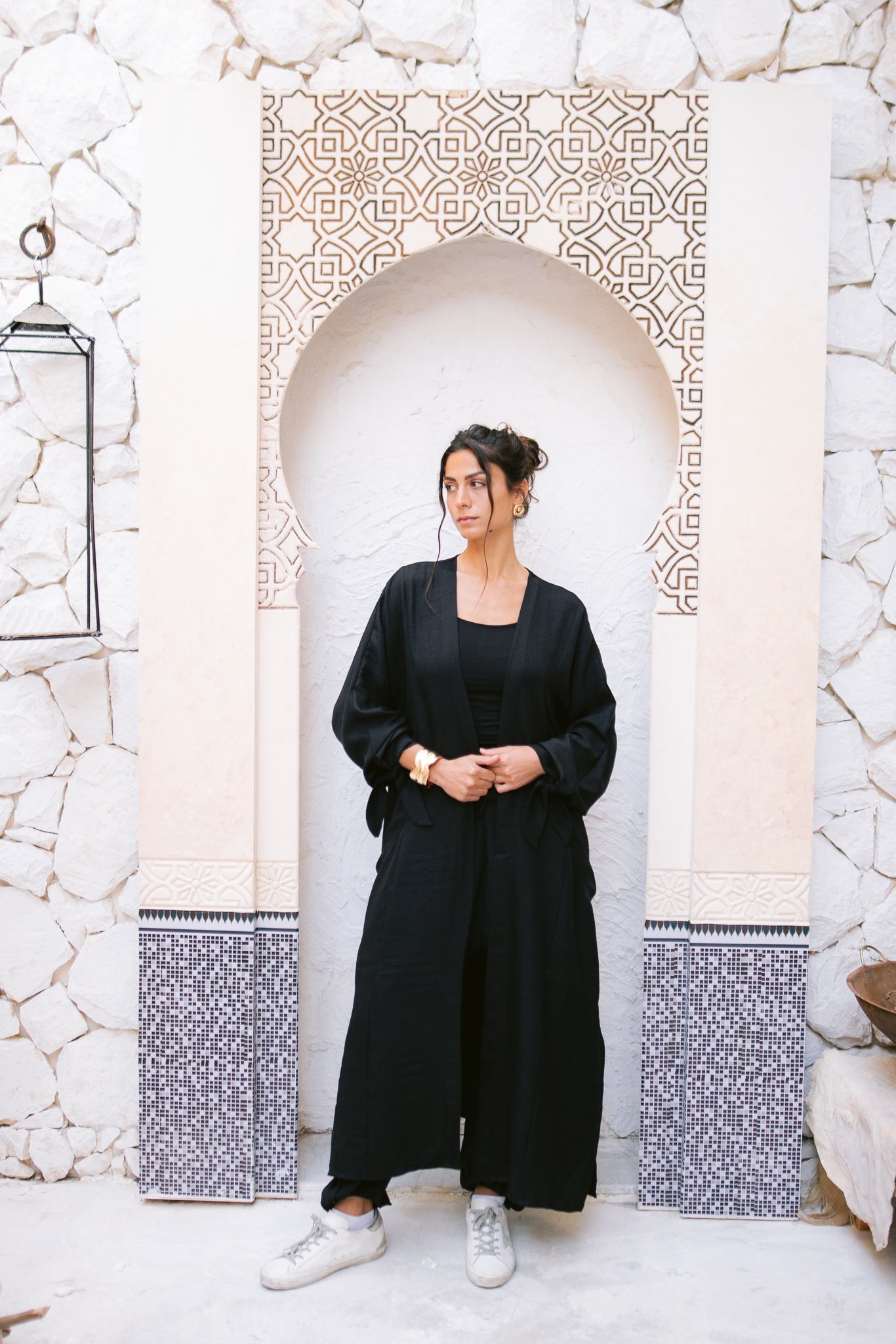 The Aura Kaftan- Black