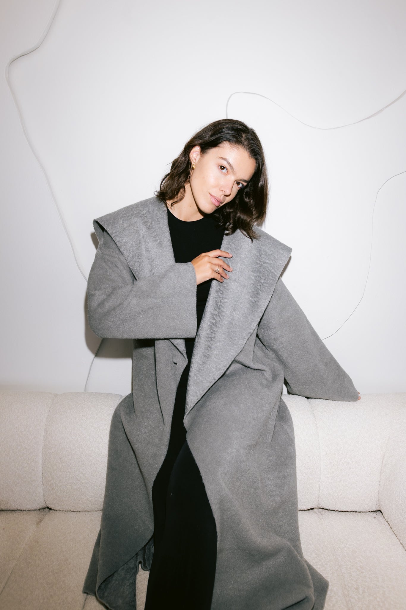 Twill Coat - Grey