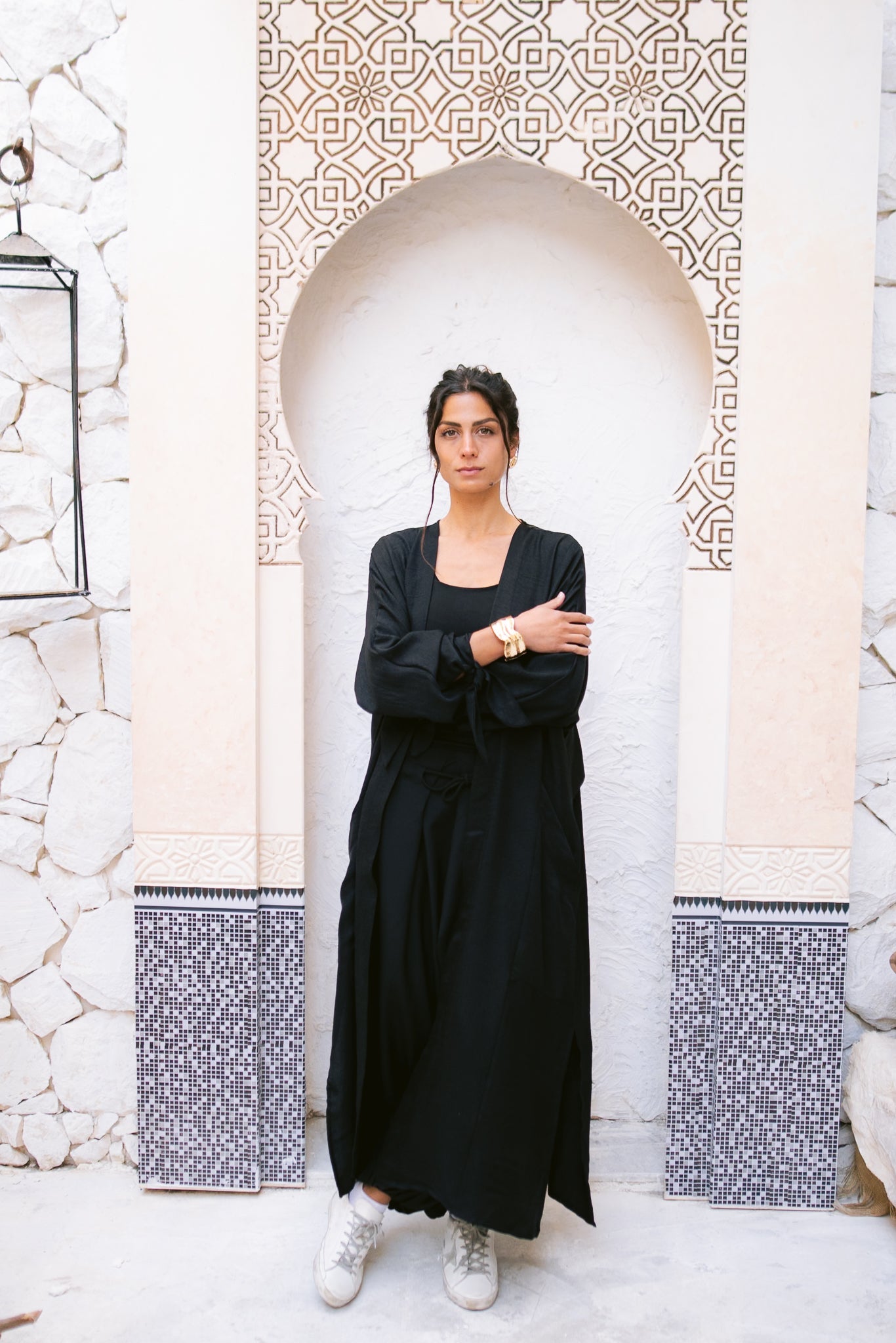 The Aura Kaftan- Black
