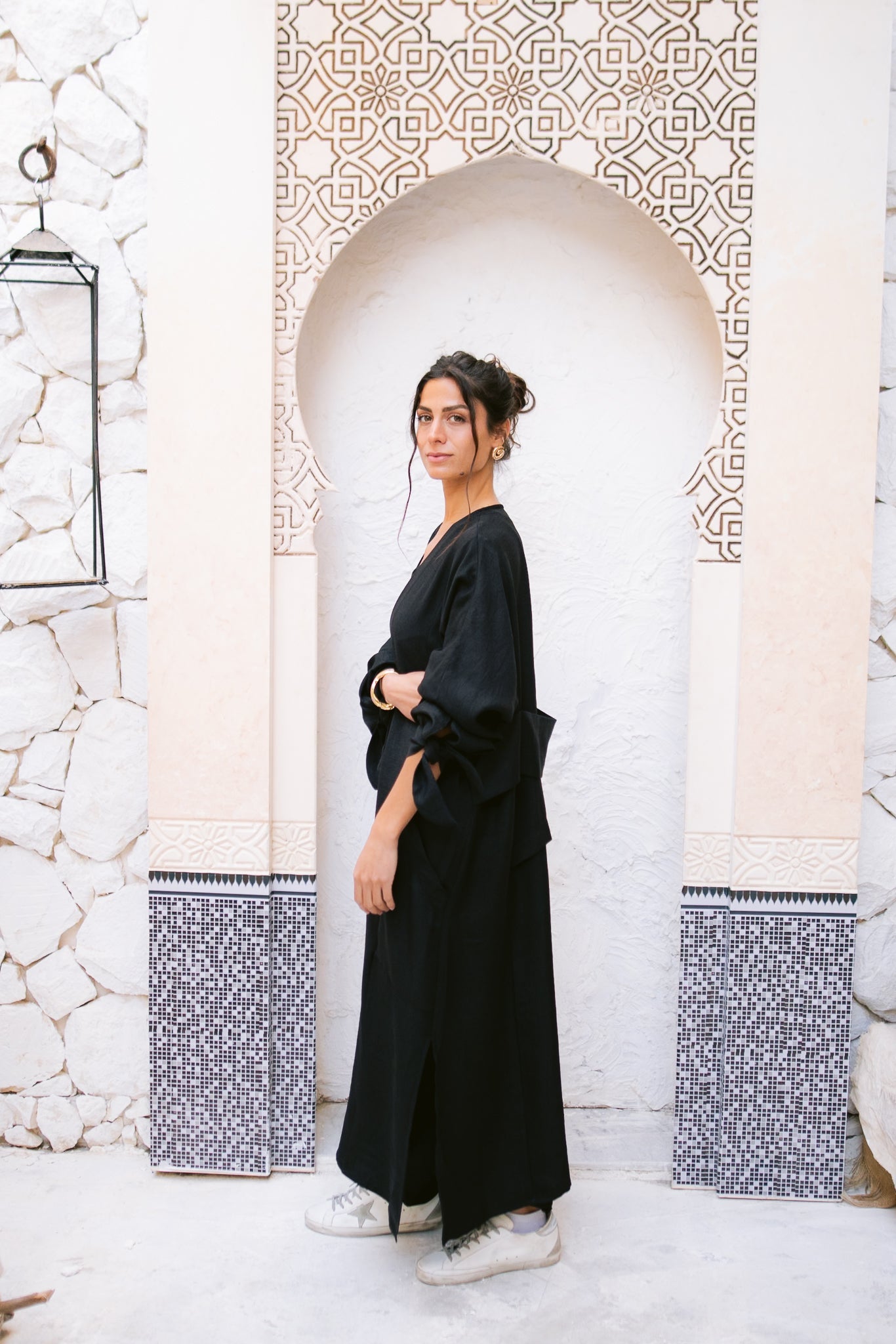 The Aura Kaftan- Black
