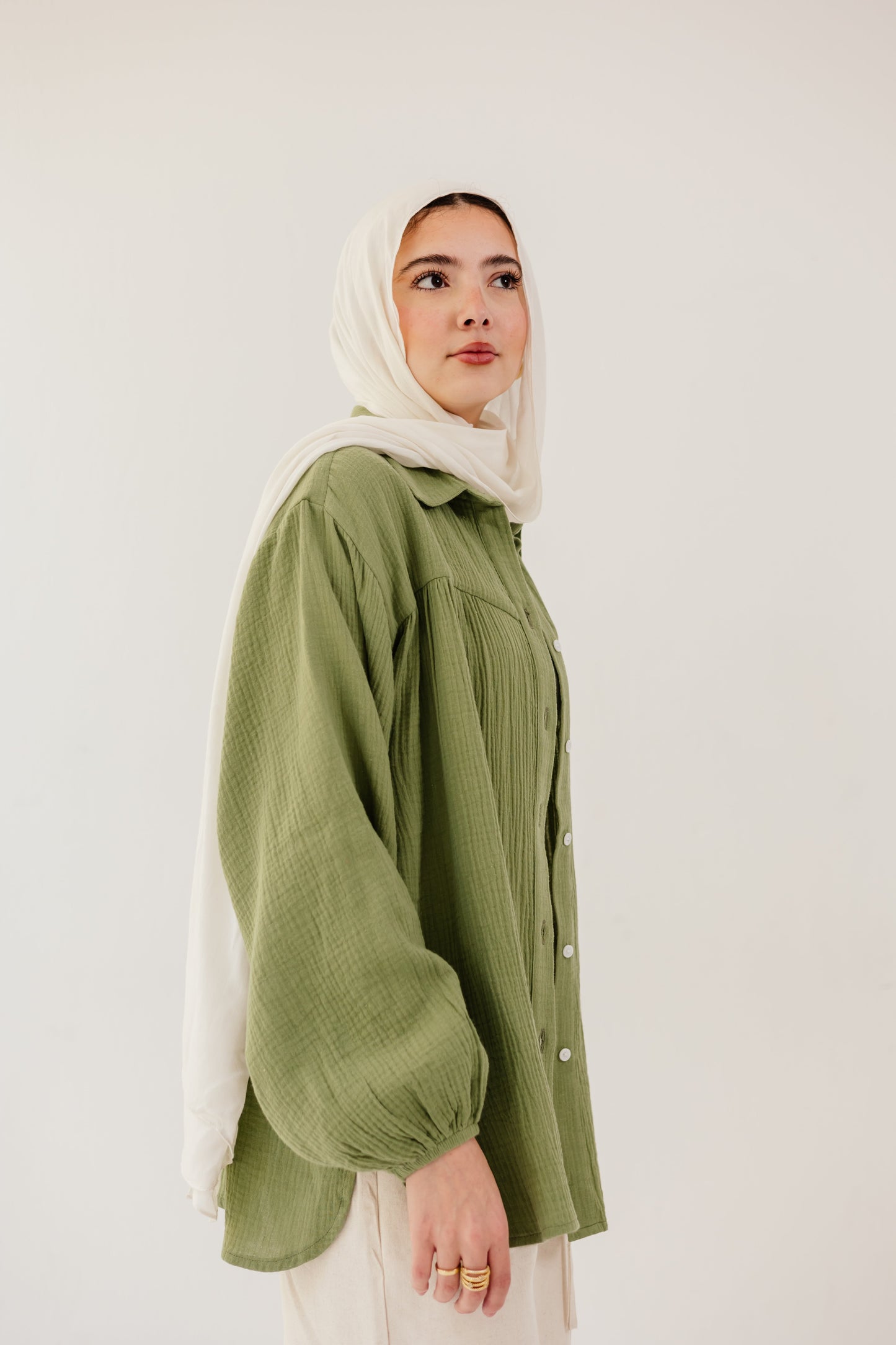 Malia Shirt in Spanish green