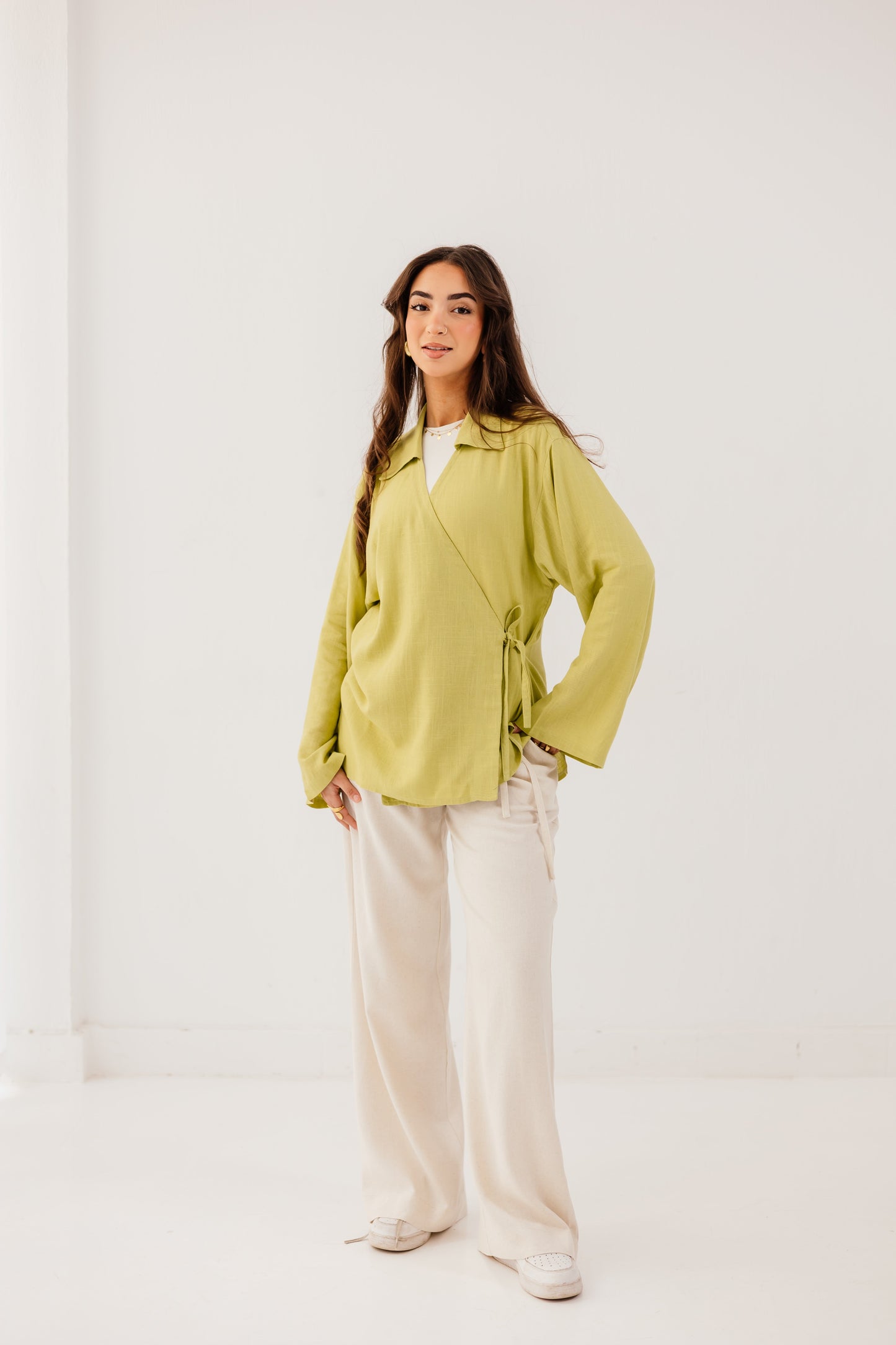 Elara Blouse in Pear