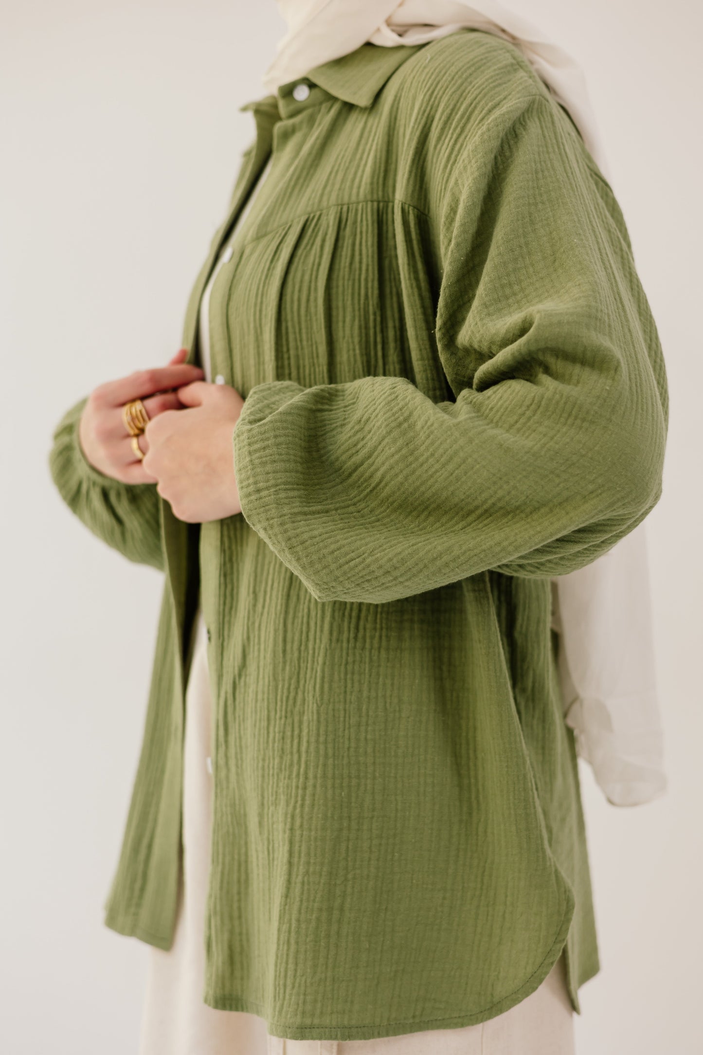 Malia Shirt in Spanish green