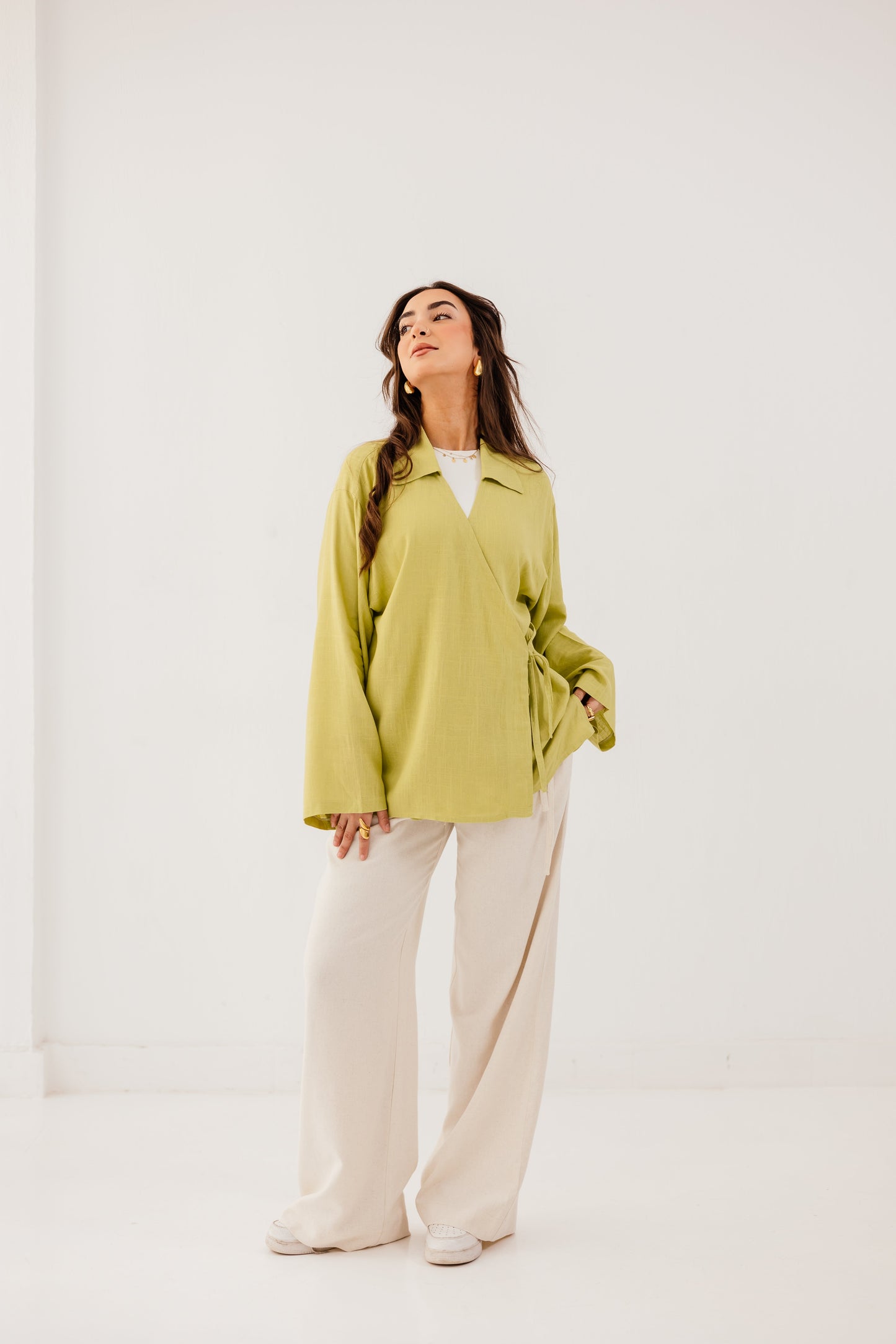 Elara Blouse in Pear