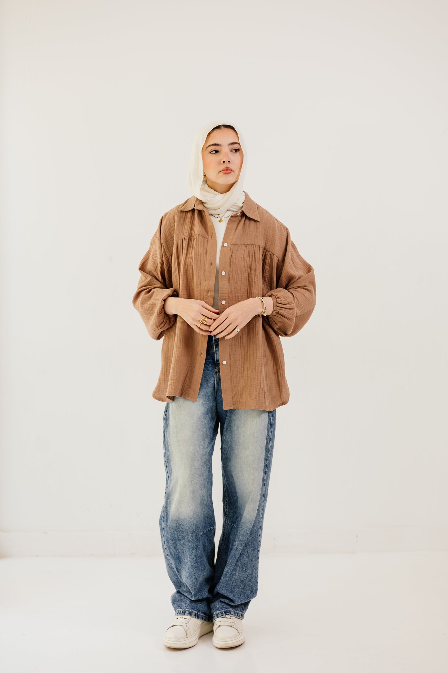 Malia Shirt in Camel