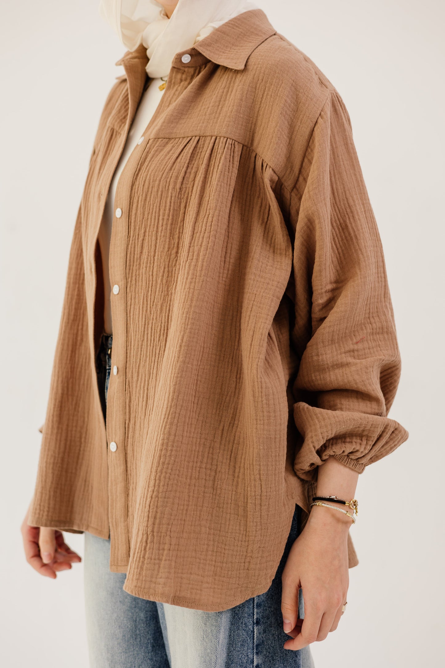 Malia Shirt in Camel