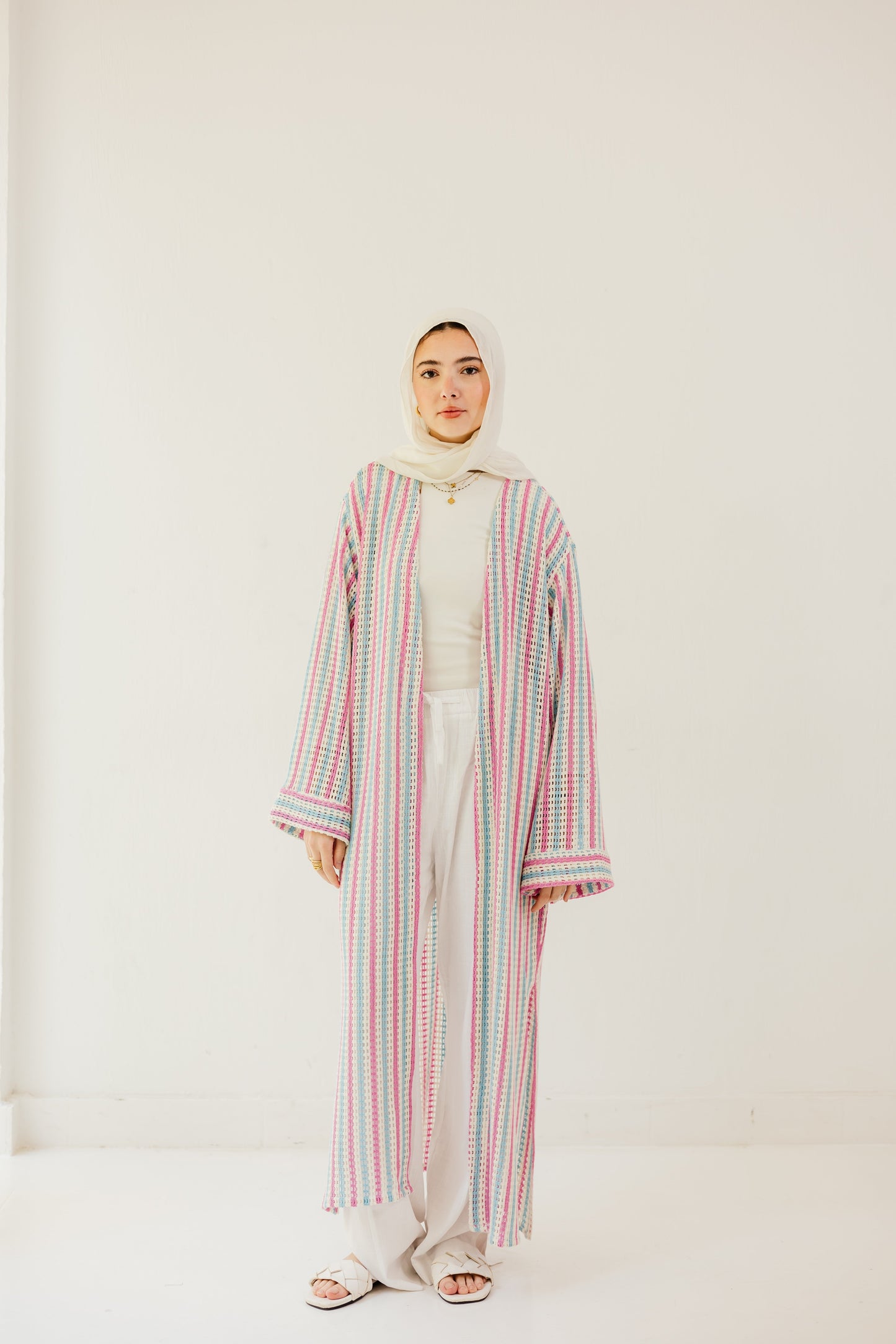 Serene Striped Cardigan
