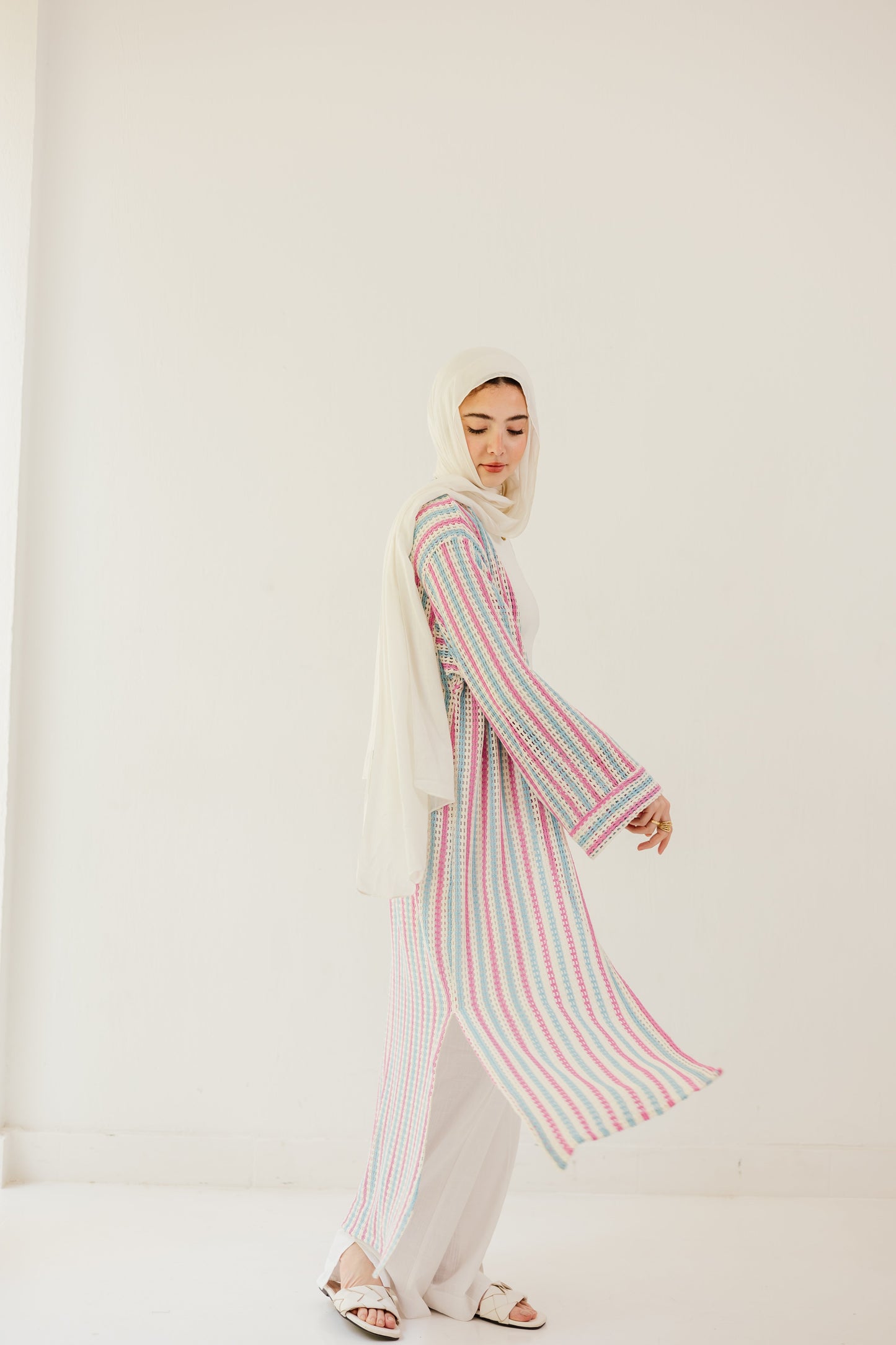 Serene Striped Cardigan