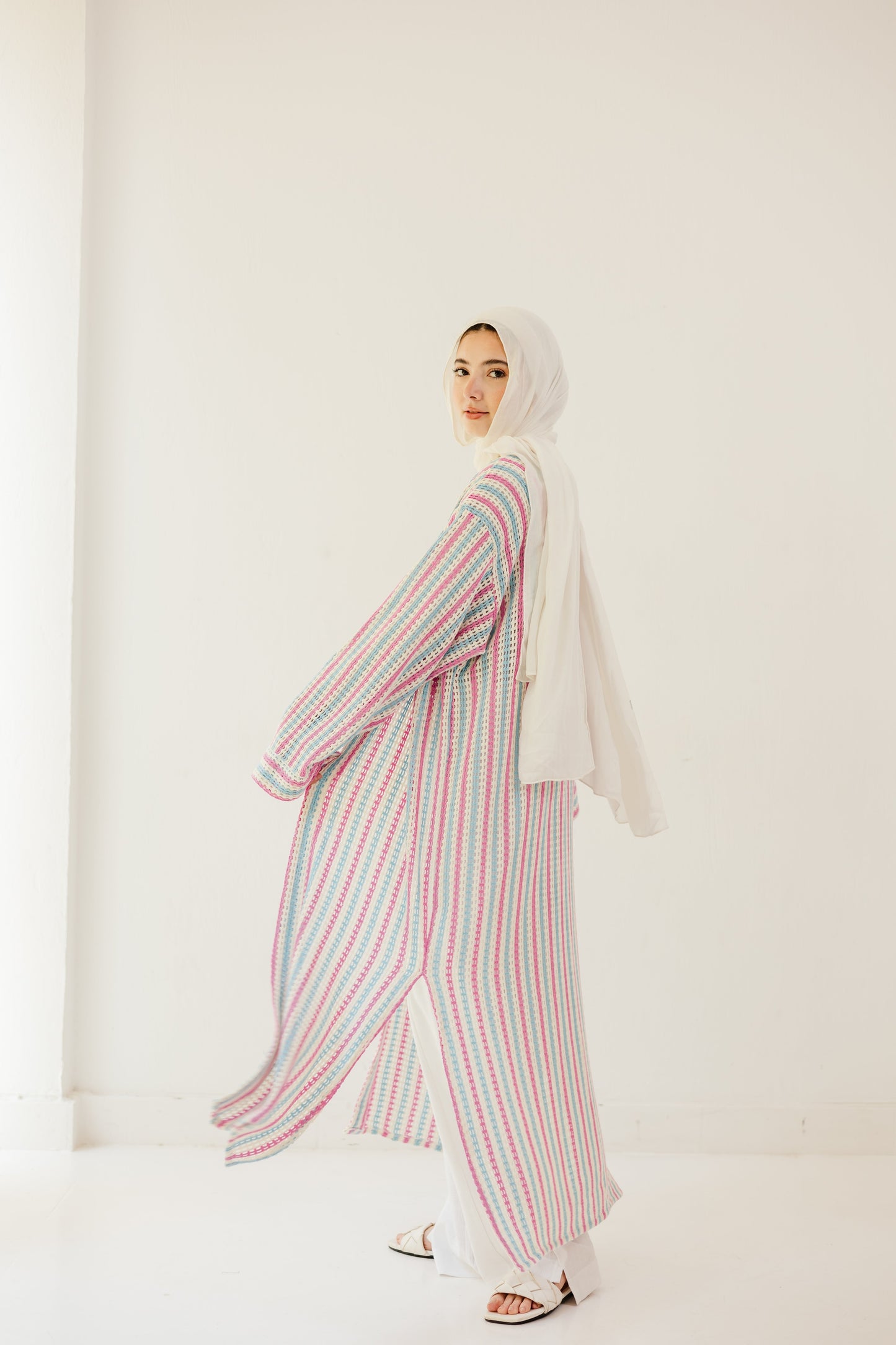 Serene Striped Cardigan