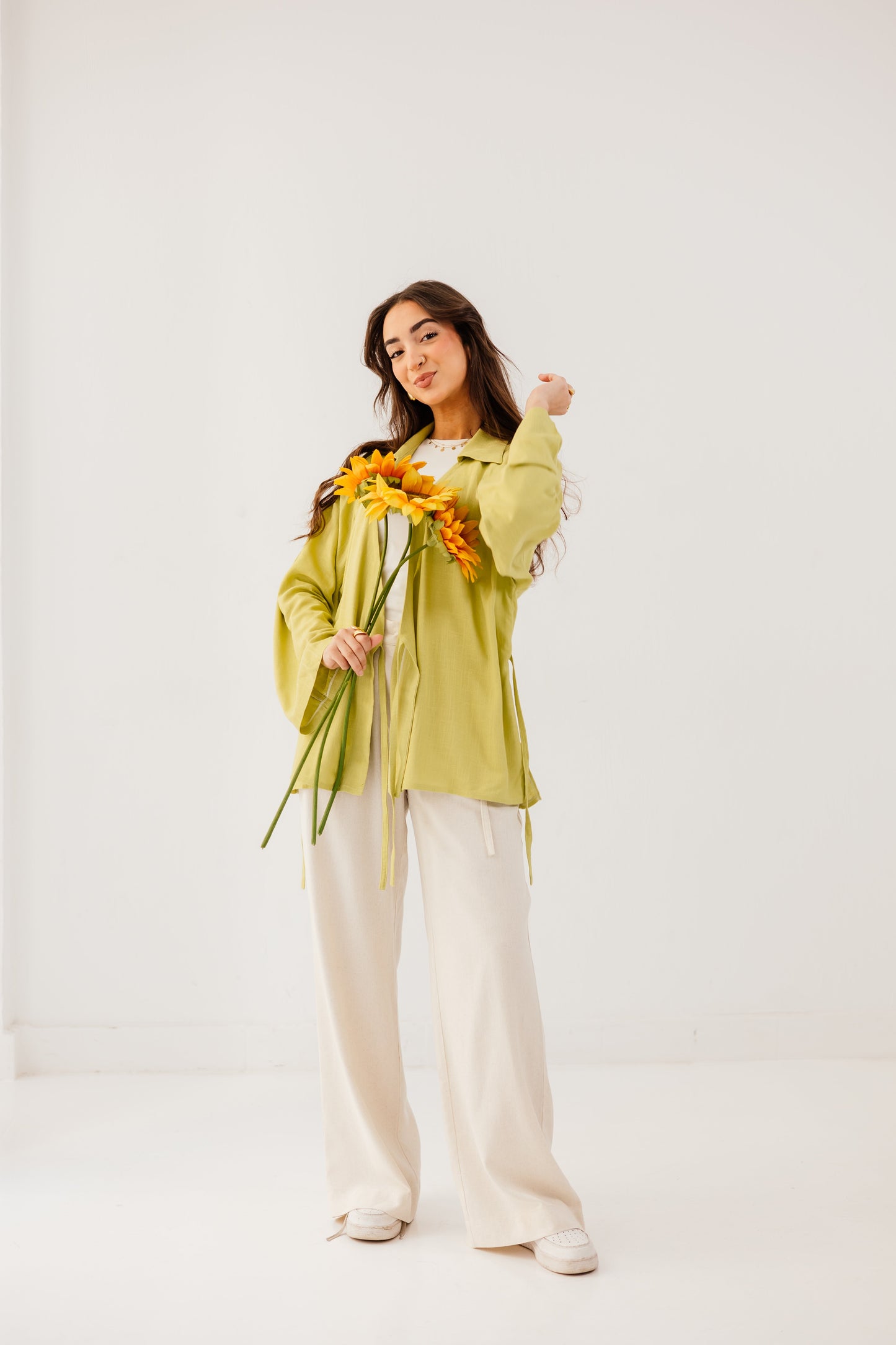 Elara Blouse in Pear