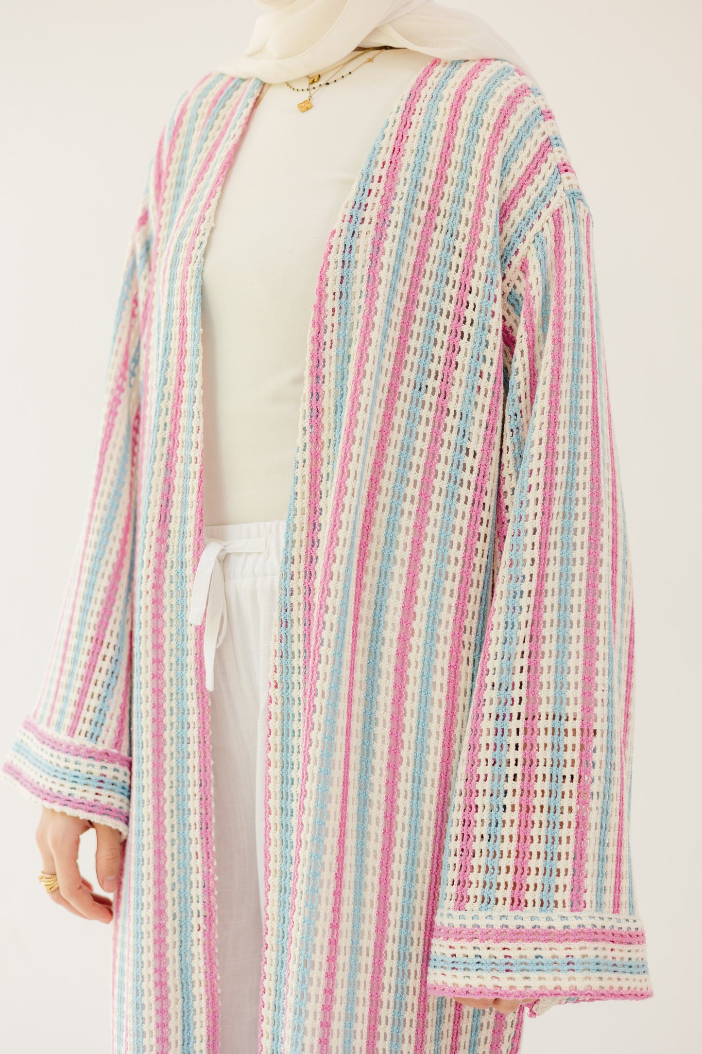 Serene Striped Cardigan