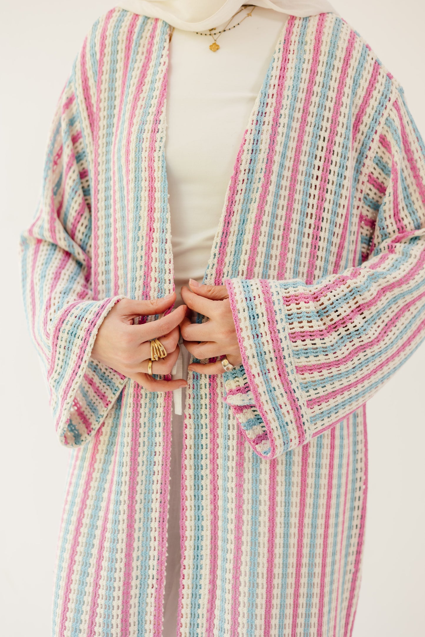 Serene Striped Cardigan