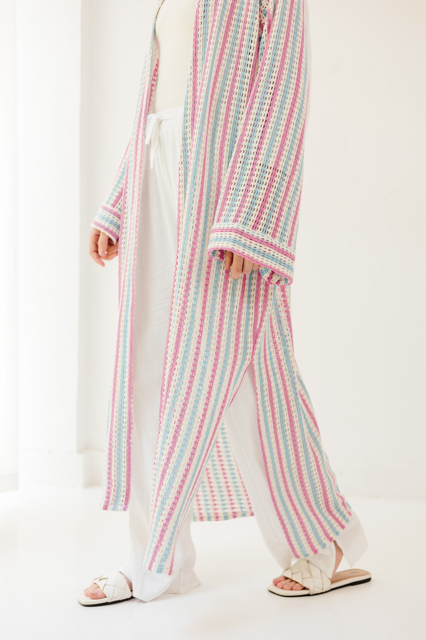 Serene Striped Cardigan