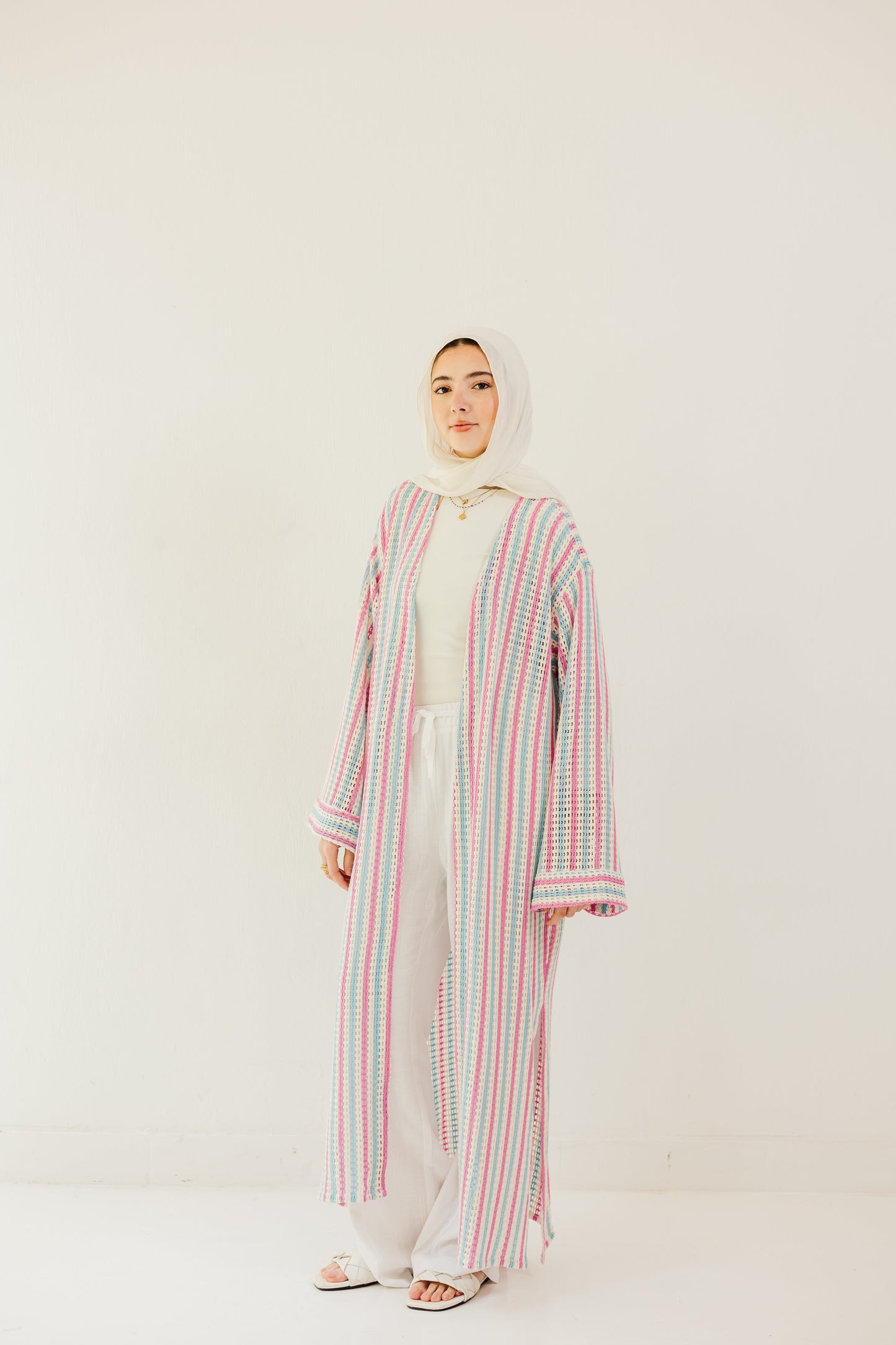 Serene Striped Cardigan